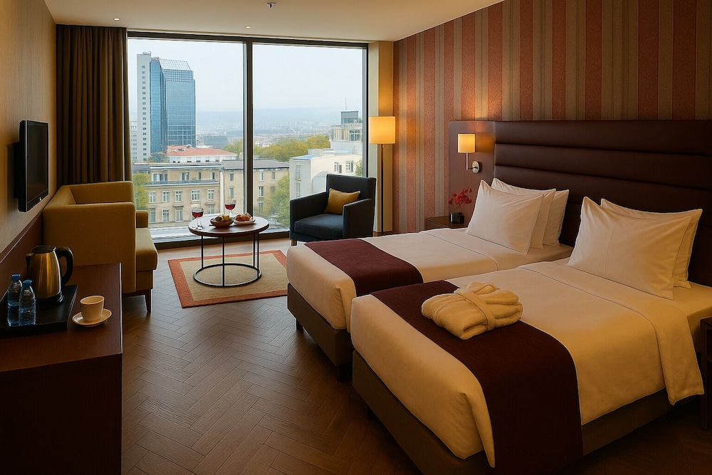Family Suite, 1 Single and 2 Double Beds, Bosphorus View