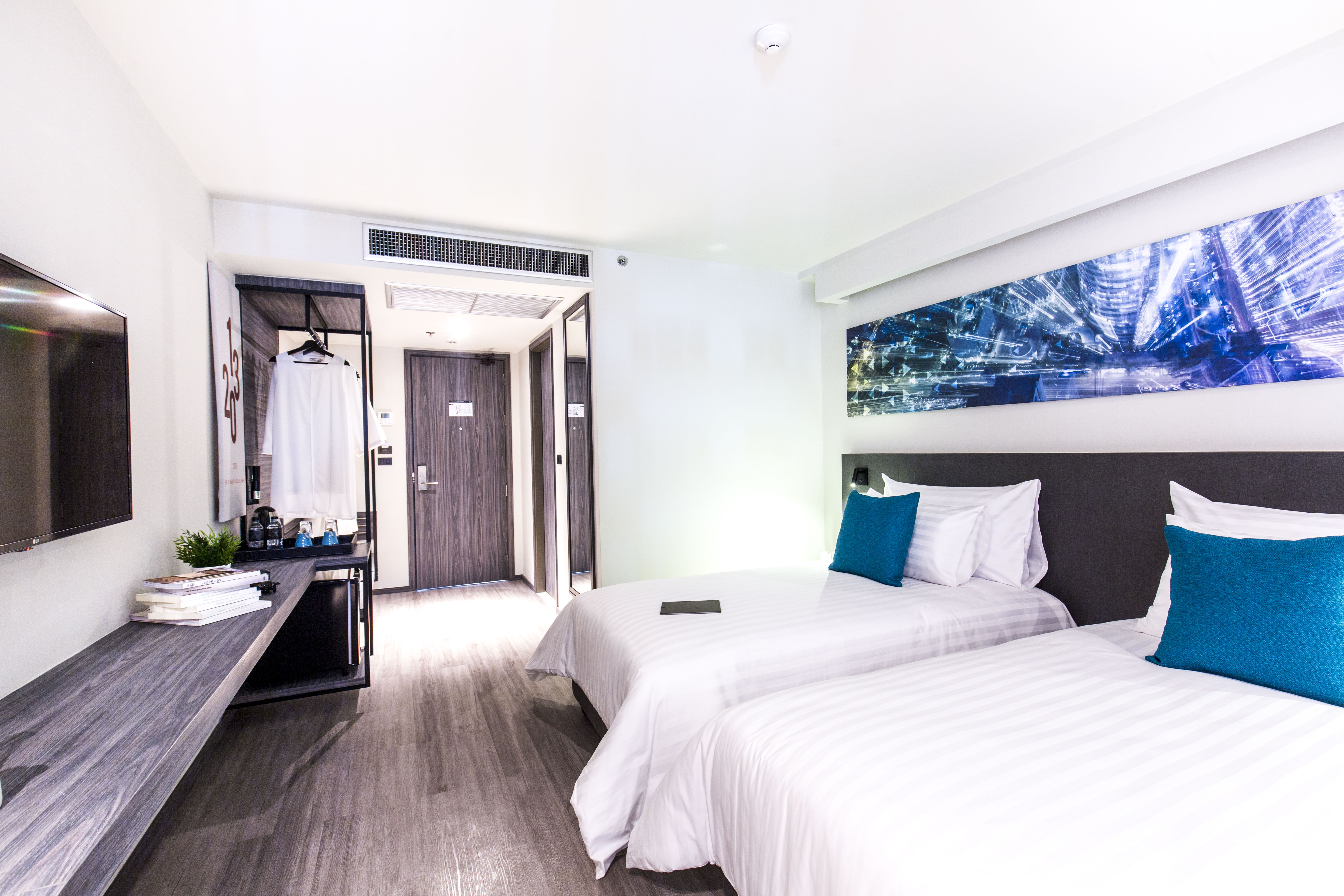 غرفة قياسية بسرير مزدوج أو سريرين منفصلين، Cross Vibe Bangkok Sukhumvit 2/5
