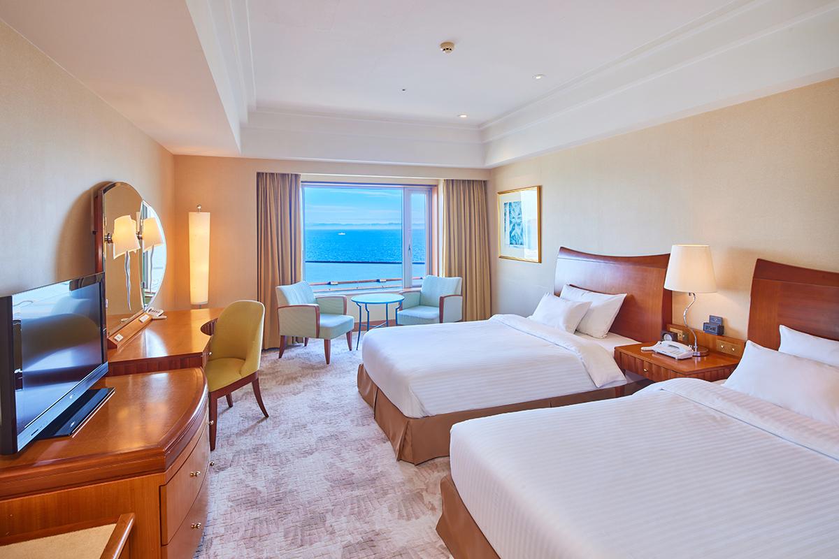 Grand, Twin Beds, Side Ocean View, Ocean View