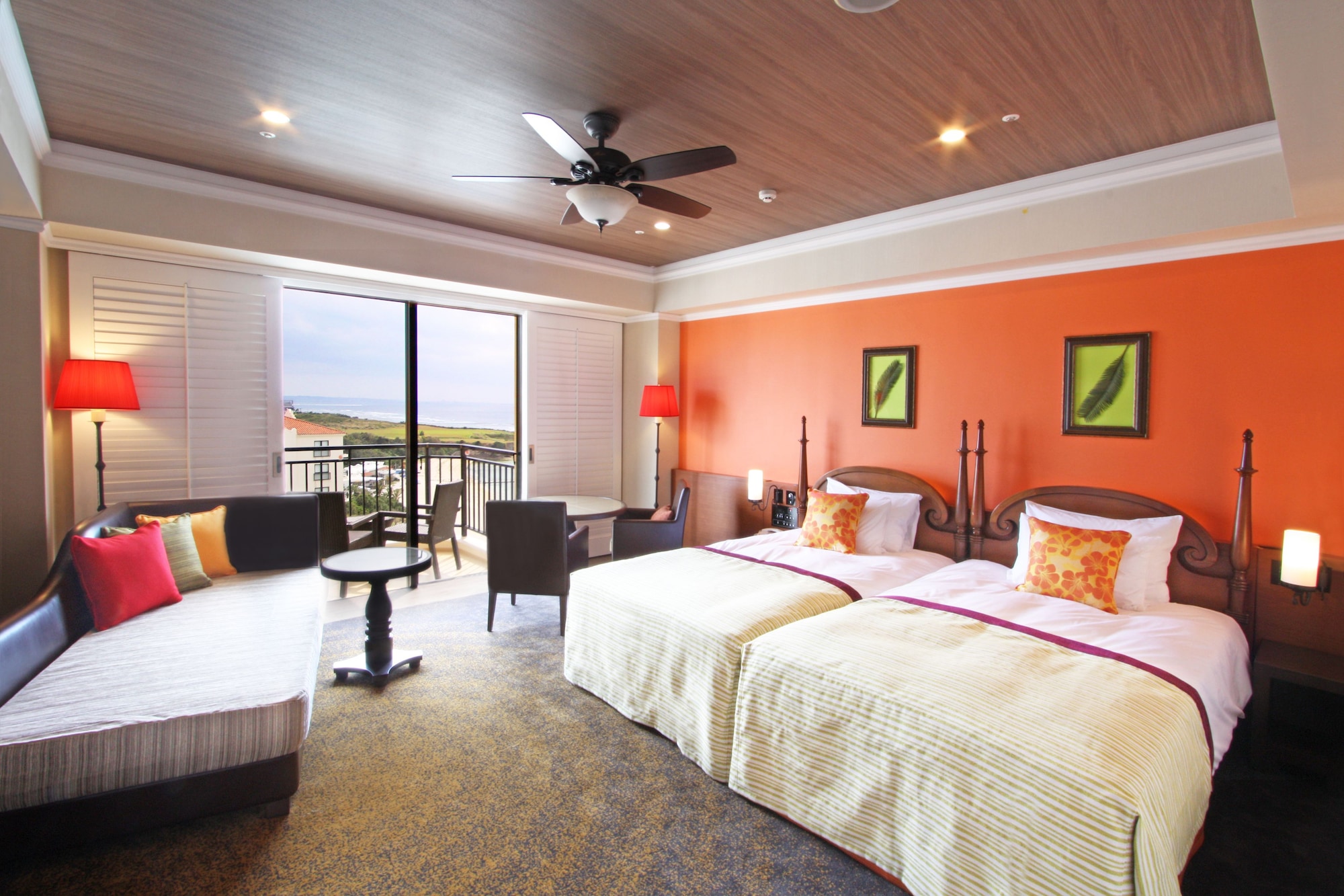 غرفة بريميير بسريرين منفصلين، Hotel Nikko Alivila Yomitan Resort Okinawa 2/5