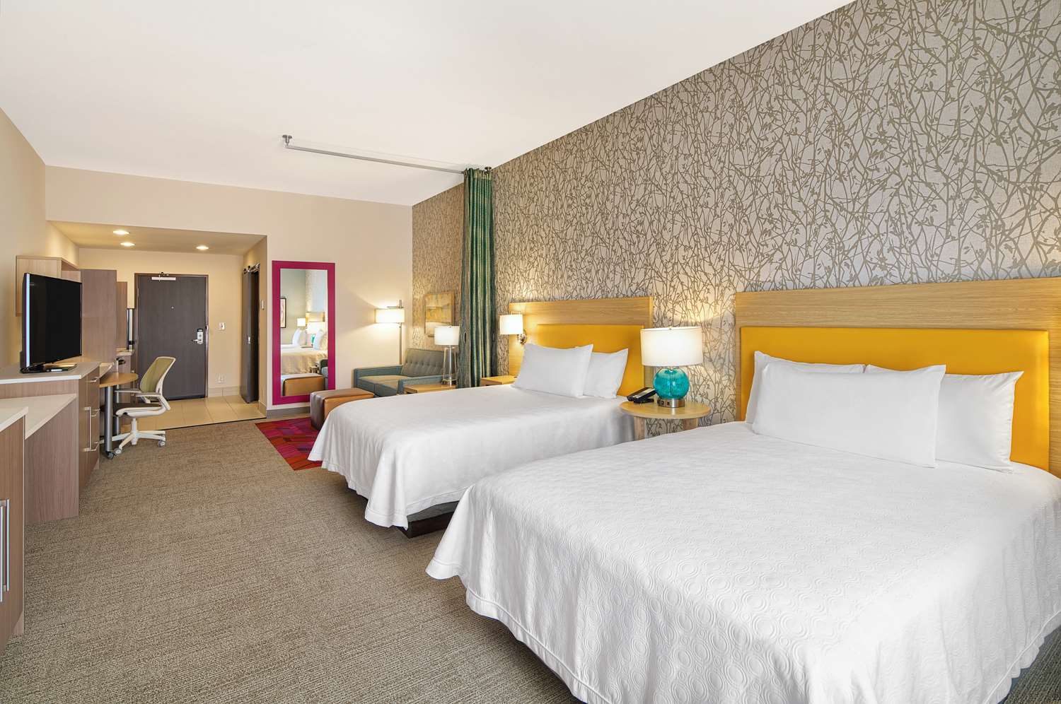 Studio, Suite, 2 Queen Beds, Accessible