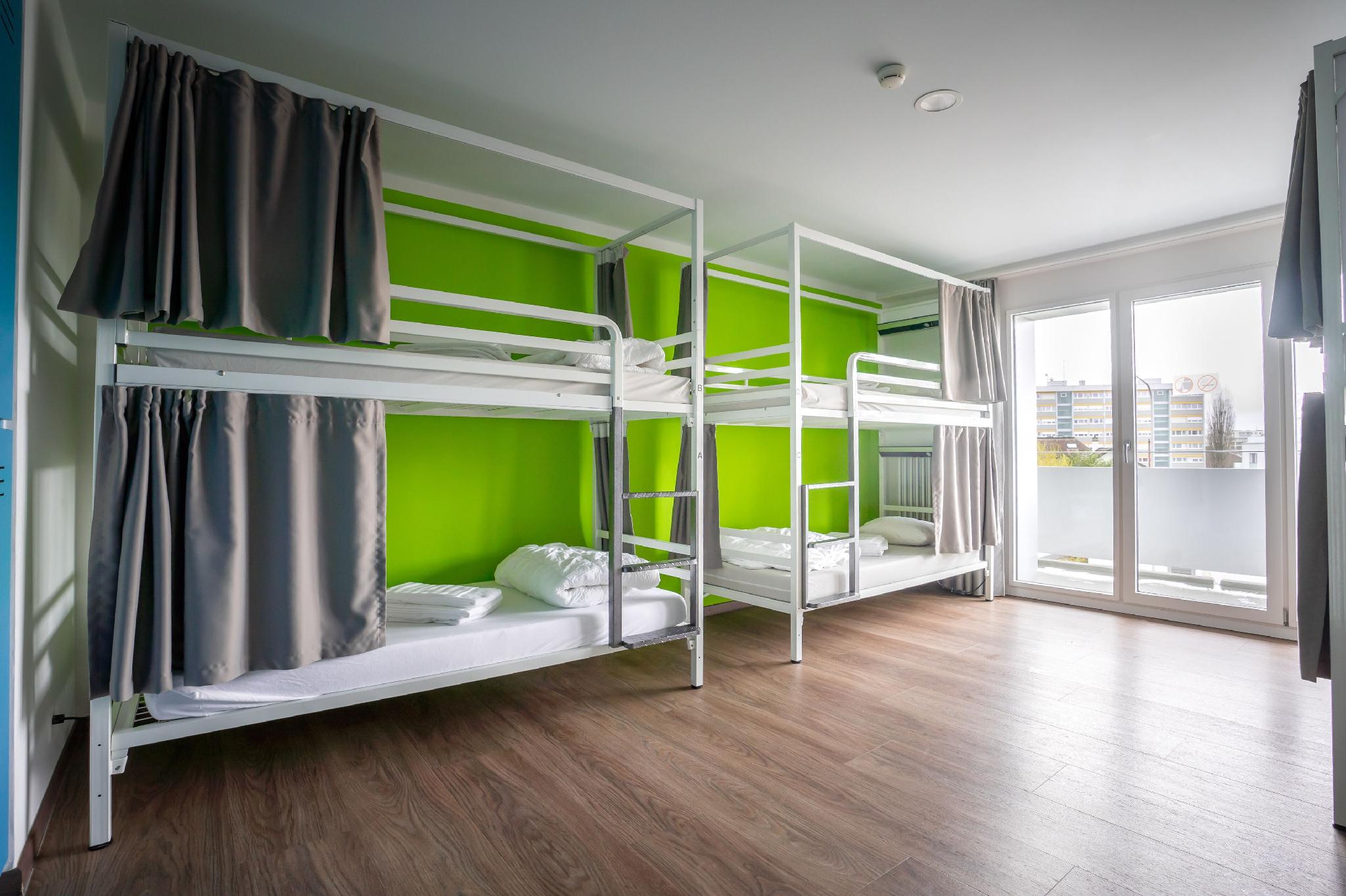 Female Dorm, Female Only, 3 Bunk Beds, Shared Bathroom