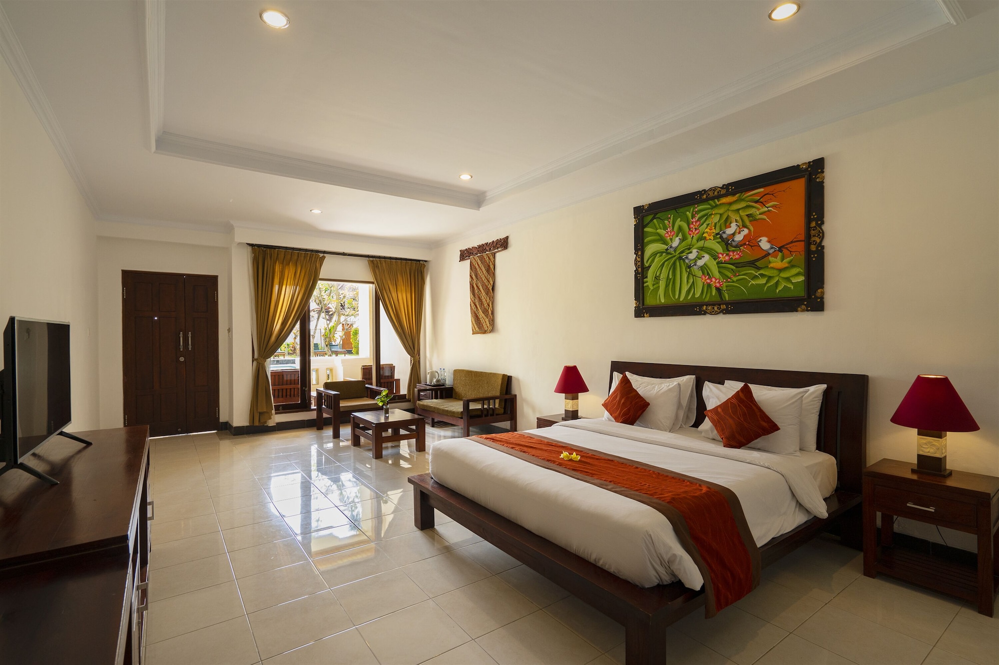 DELUXE, DOUBLE OR TWIN BED