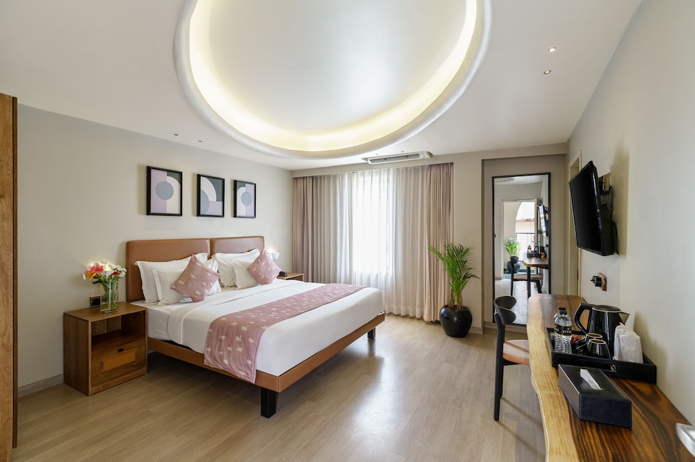 غرفة تنفيذية بسرير مزدوج، HOTEL POONAM HAVELI 3/10