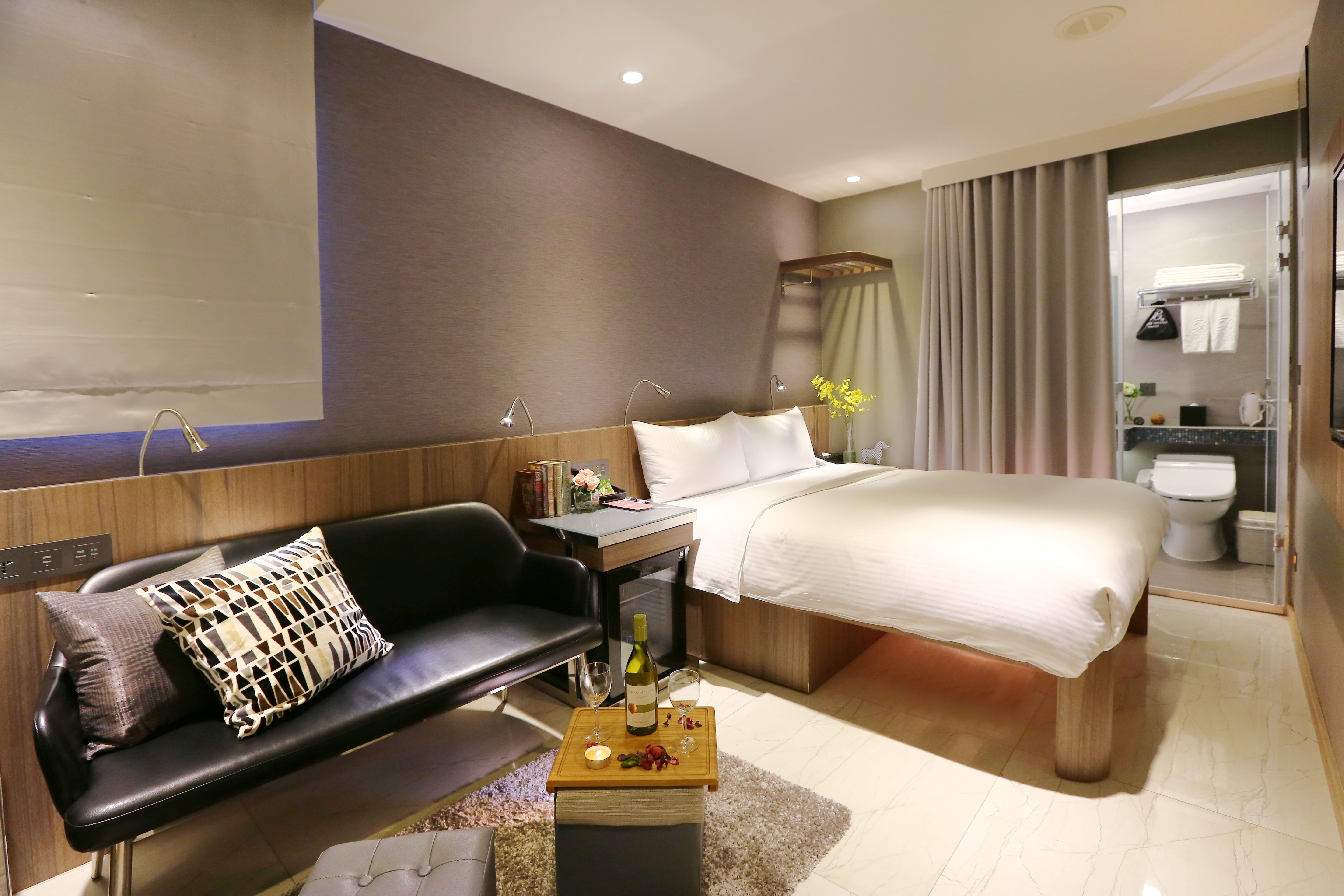 غرفة غراند بسرير مزدوج، Beauty Hotels Taipei - Hotel B7 Journey 2/7