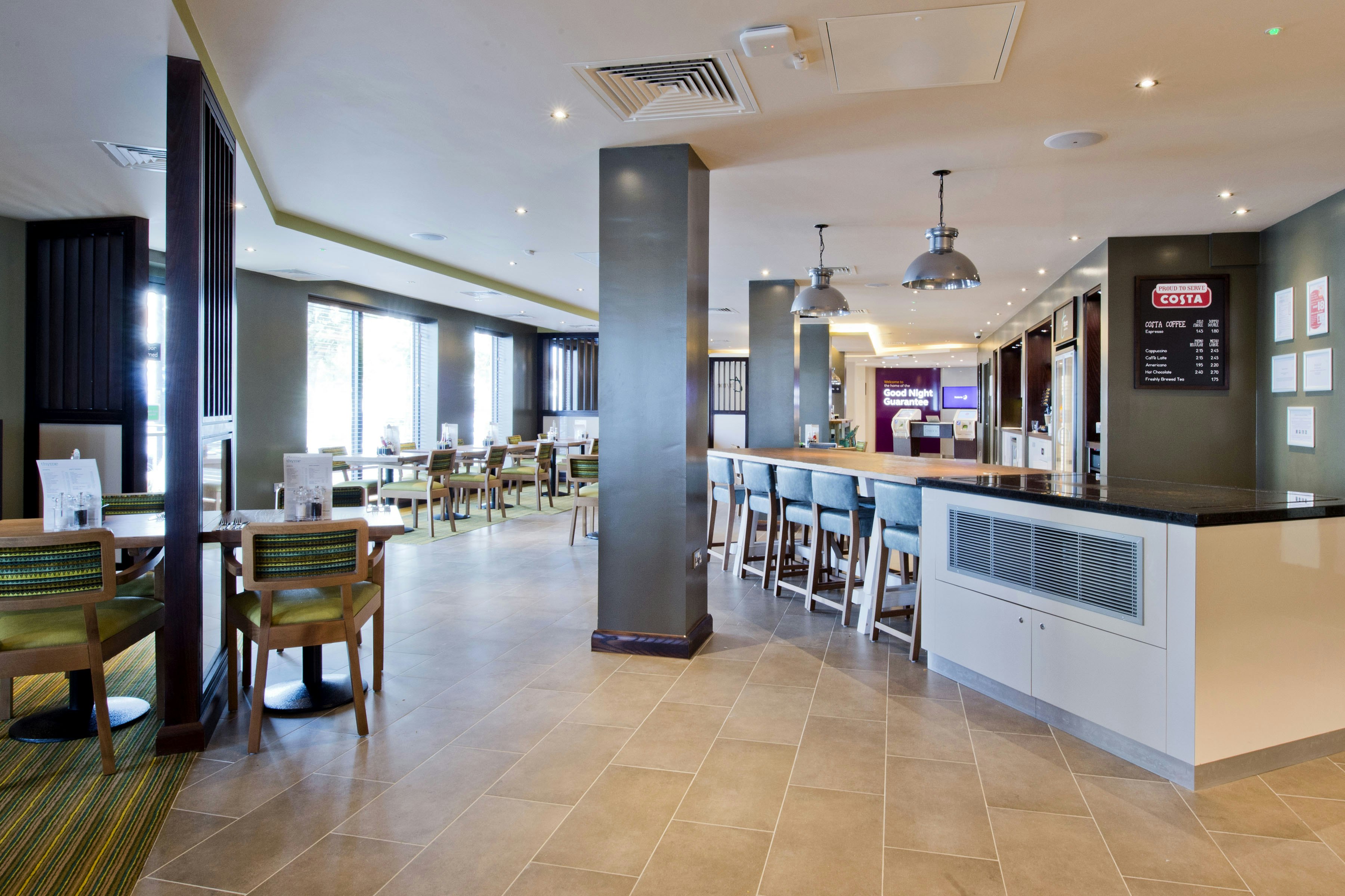 Lobby at Premier Inn London Eltham, LONDON
