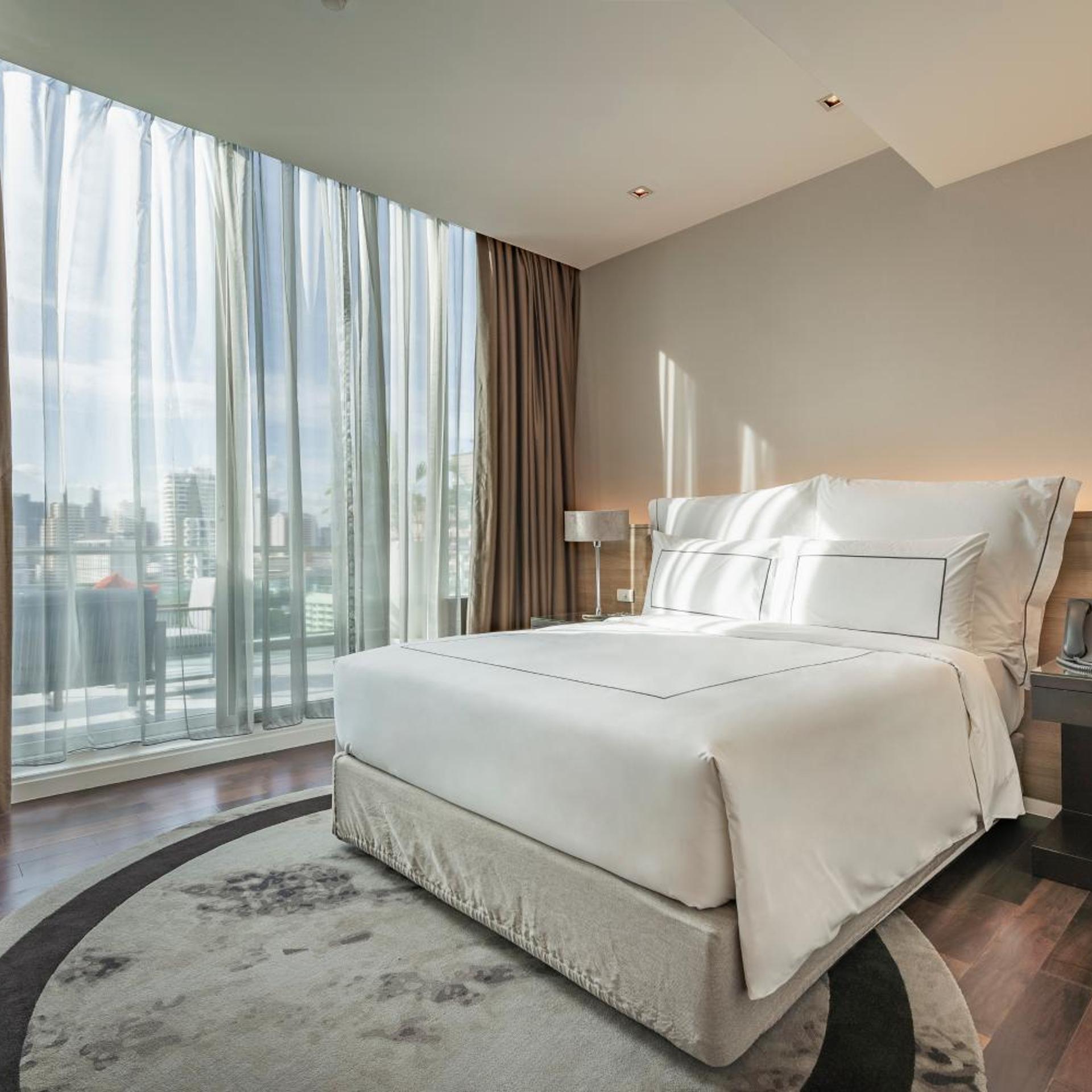 جناح بإطلالة على المدينة بشرفة بغرفتي نوم، MUU Bangkok Hotel 2/7