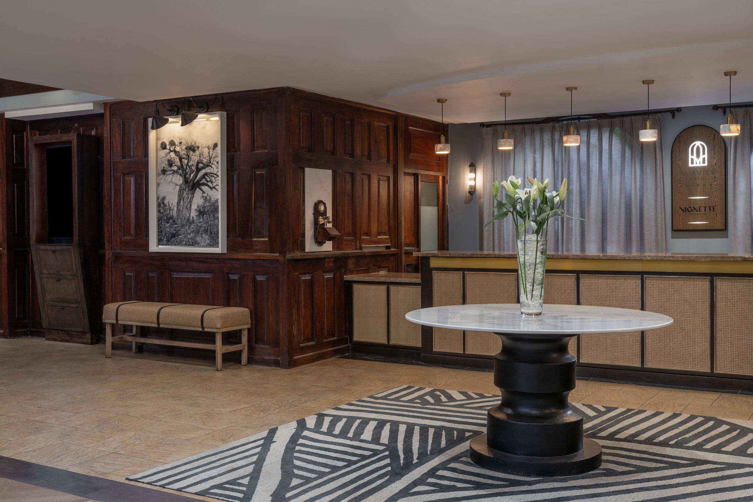Lobby at Fairview Hotel, NAIROBI