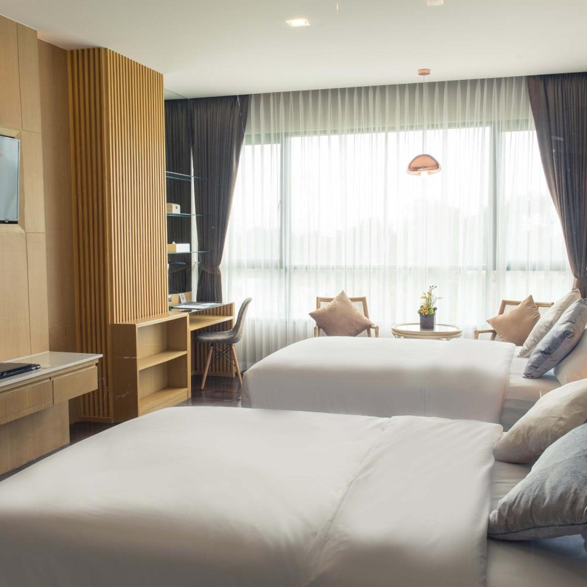 غرفة ديلوكس بسريرين منفصلين، North Hill City Resort 6/10