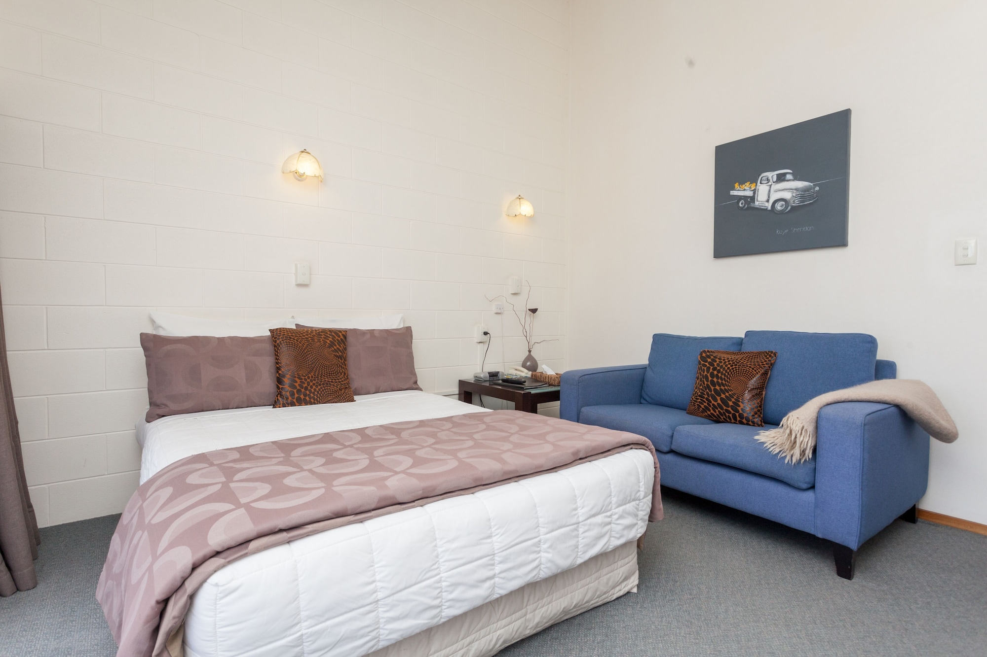 غرفة قياسية بسريرين مزدوجين بغرفة نوم واحدة، Kerikeri Court Motel 2/10