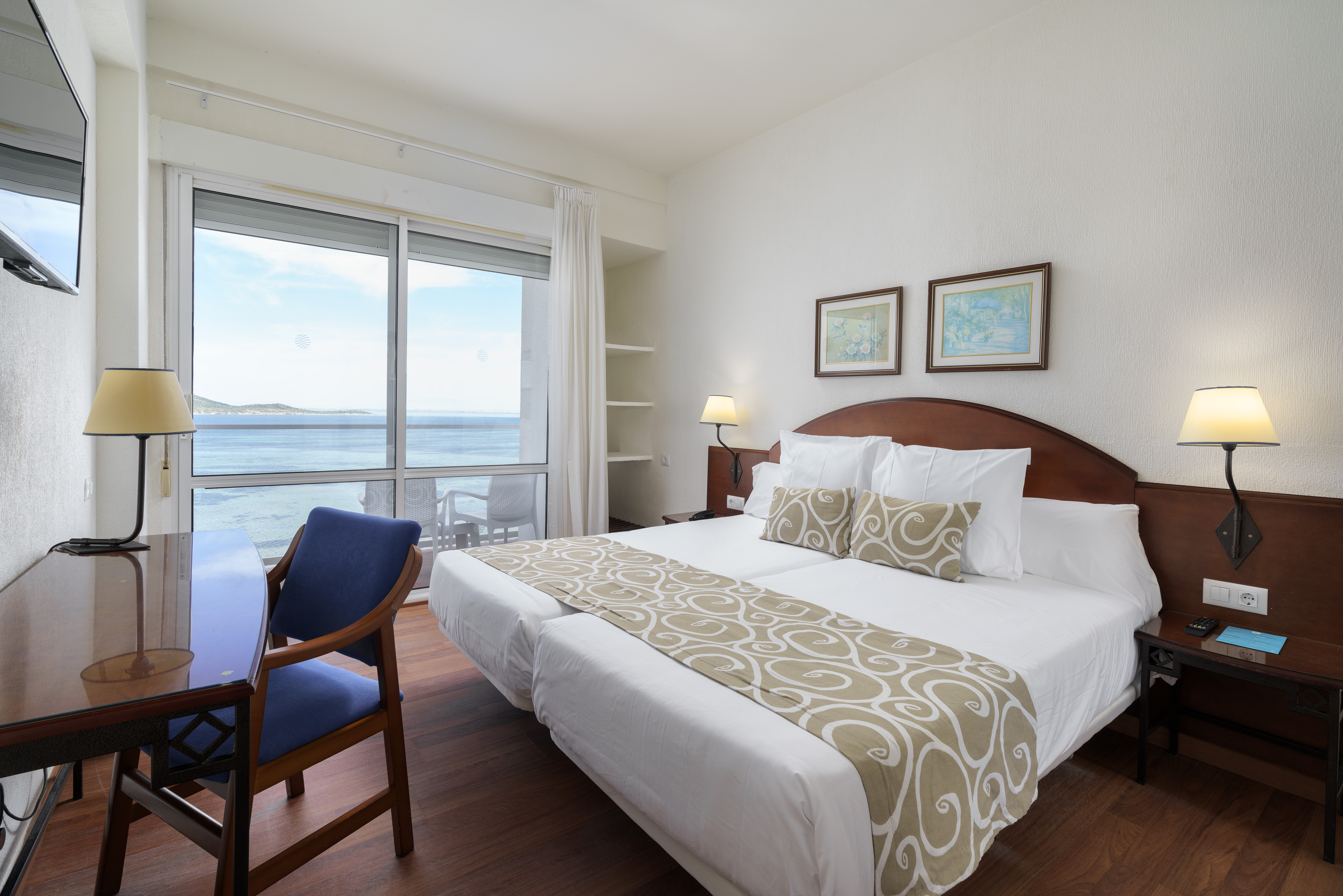 Manor, Double or Twin Bed, Sea View