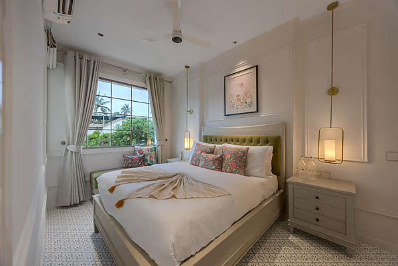 Room at ELIVAAS Kensho Villas Colva 4 BHK Villa With Pvt Pool, Fatona