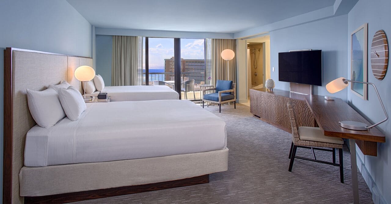 ROOM, 2 QUEEN BEDS, OCEAN VIEW, HIGH FLOOR