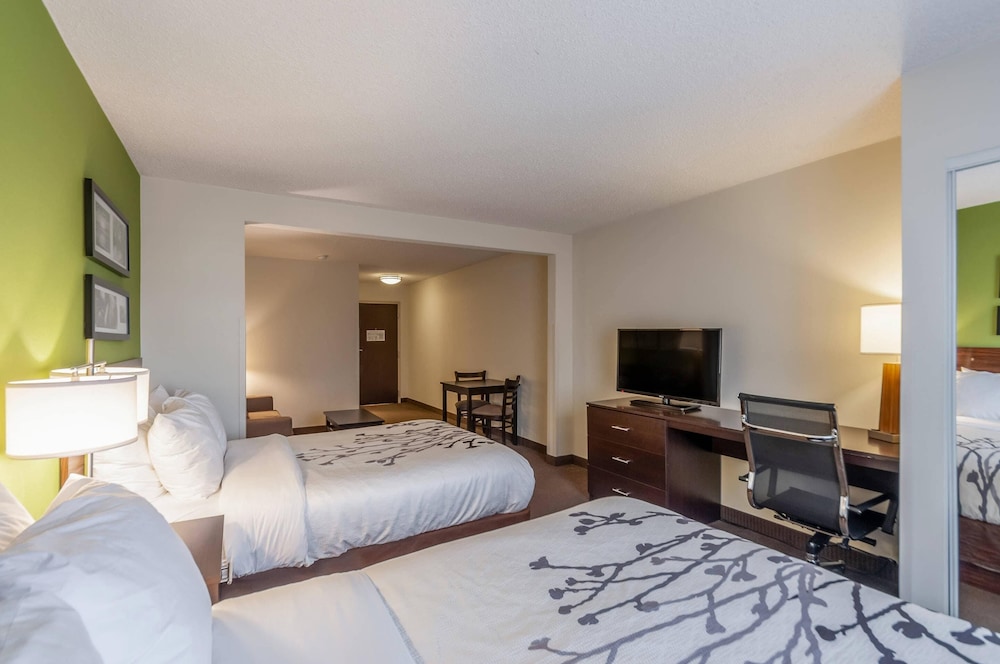جناح بسريرين مزدوجين مع أريكة، Sleep Inn and Suites Harrisonburg Near University 2/4