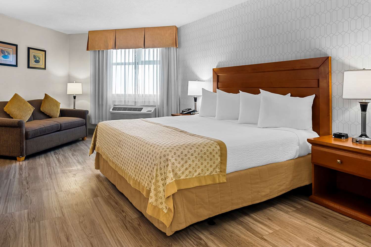 Room, King Bed, Sofa, Bathtub, Accessible