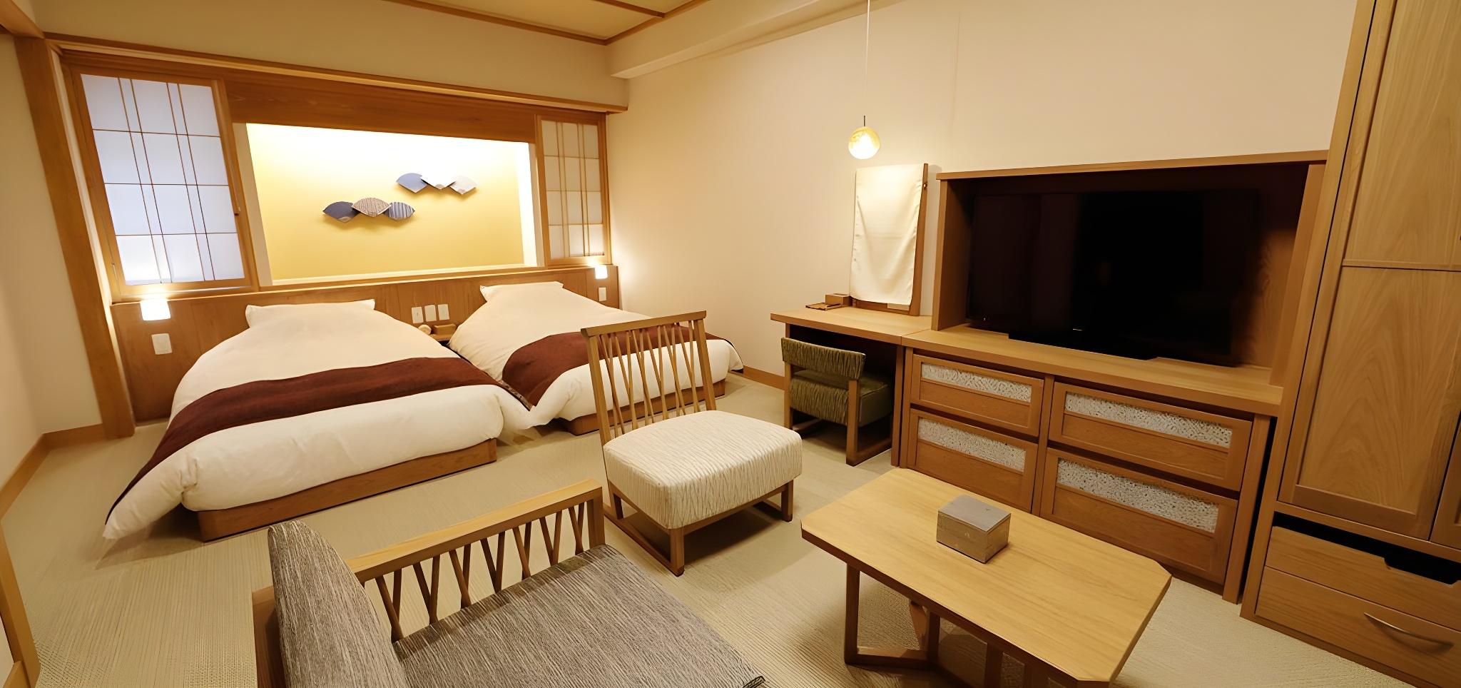 Room, Quadruple, Outdoor Bath, Main Building
