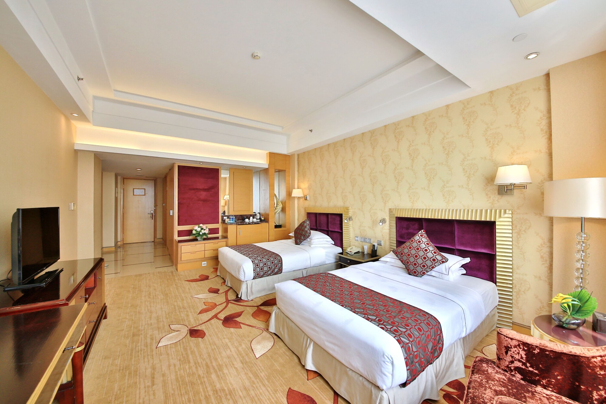 غرفة ديلوكس بسريرين منفصلين بإطلالة على المدينة، Xinhui Country Garden Phoenix Hotel 3/10