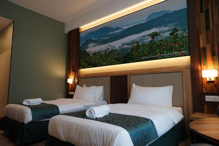 Super, Rainforest, Twin Beds