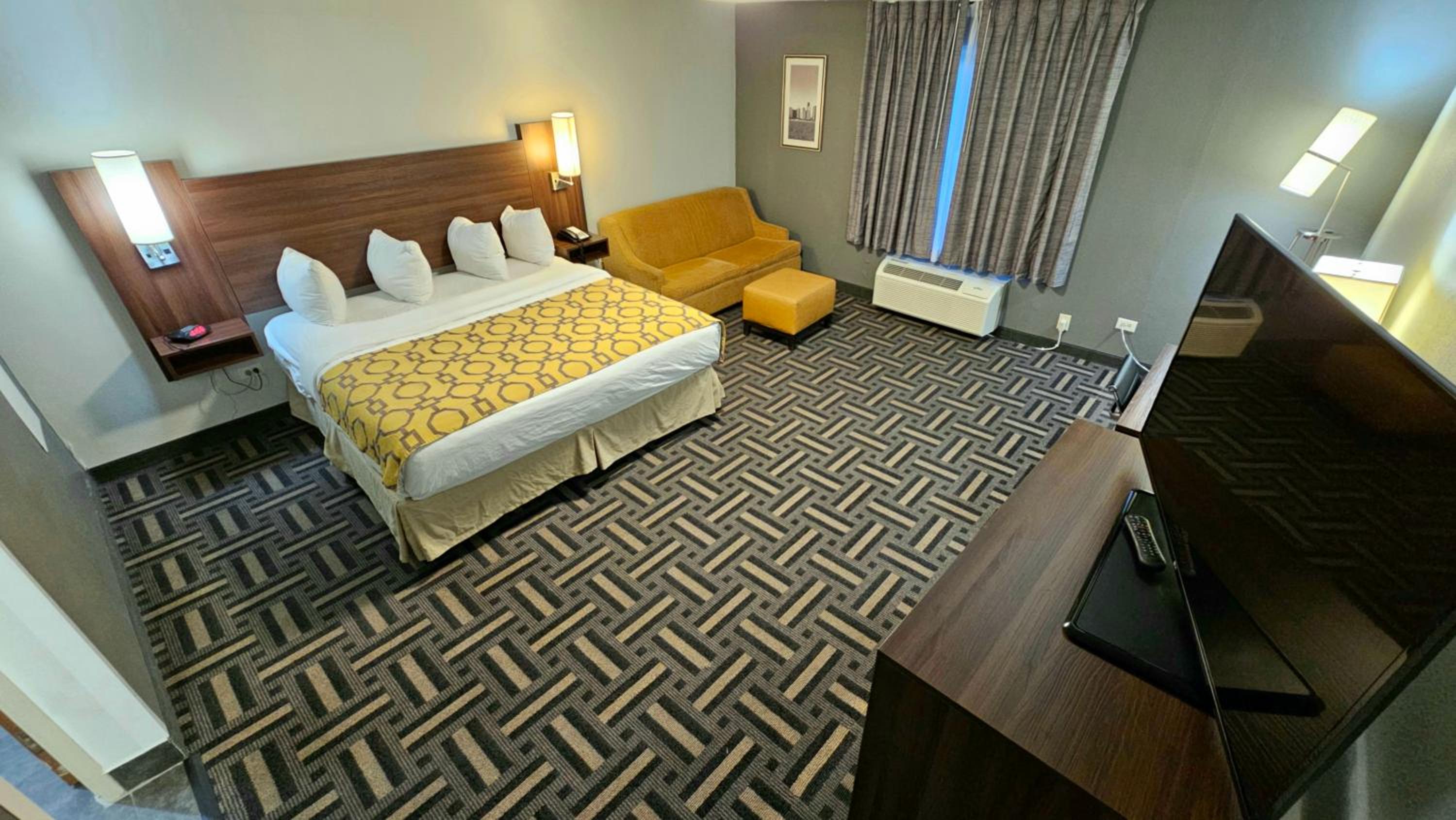 Room, King Bed, Living Area