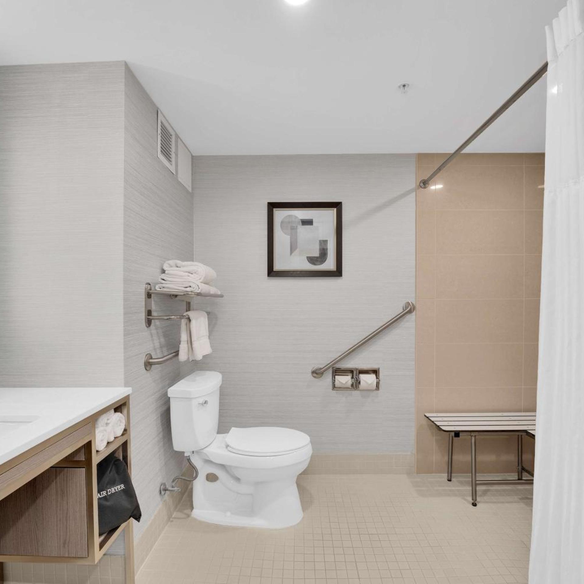 غرفة بسرير كينج وسريرين كوين لذوي الإعاقة، Hilton Garden Inn Brampton 3/5