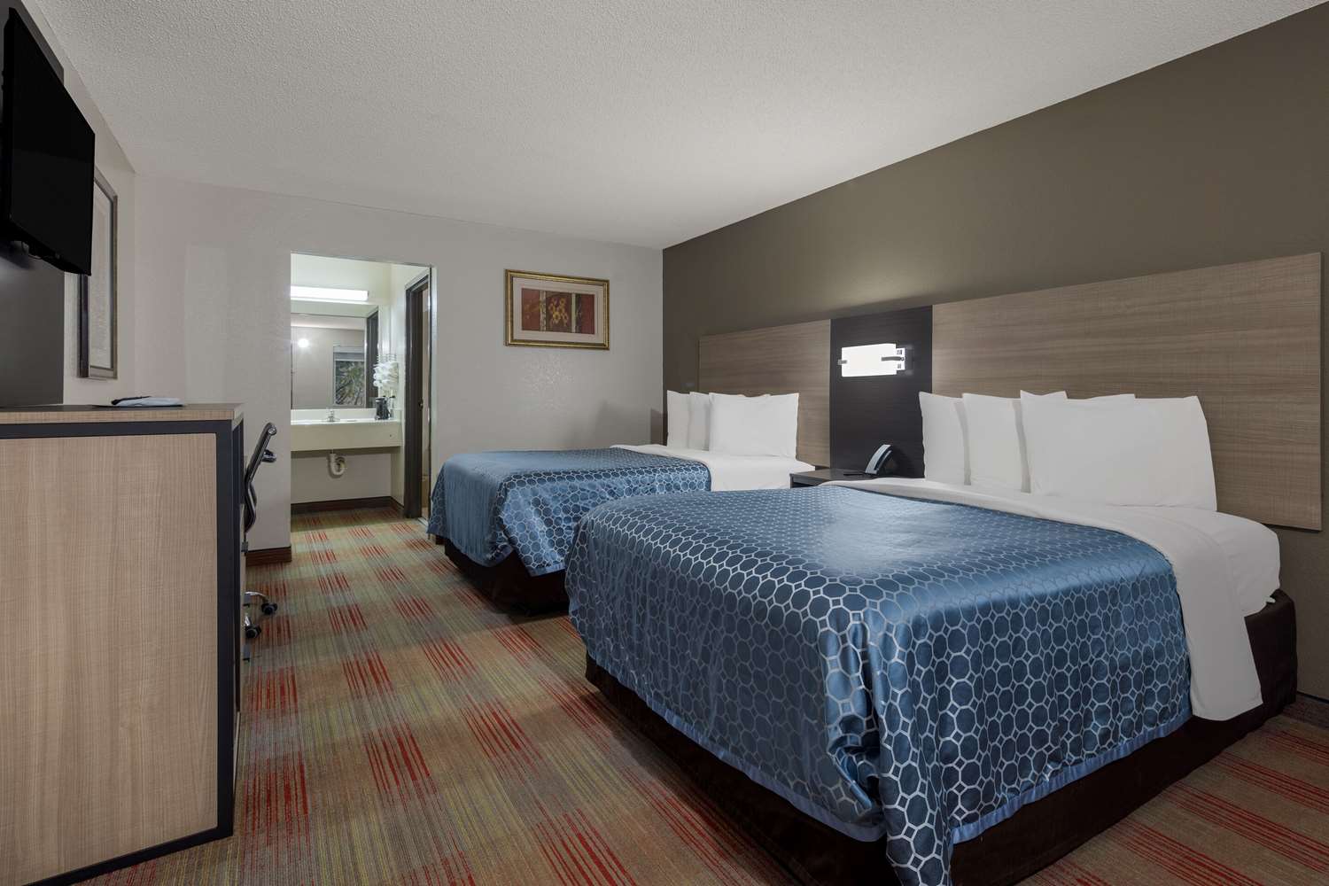 غرفة بسريرين مزدوجين، Rodeway Inn Ardmore I-65 2/5