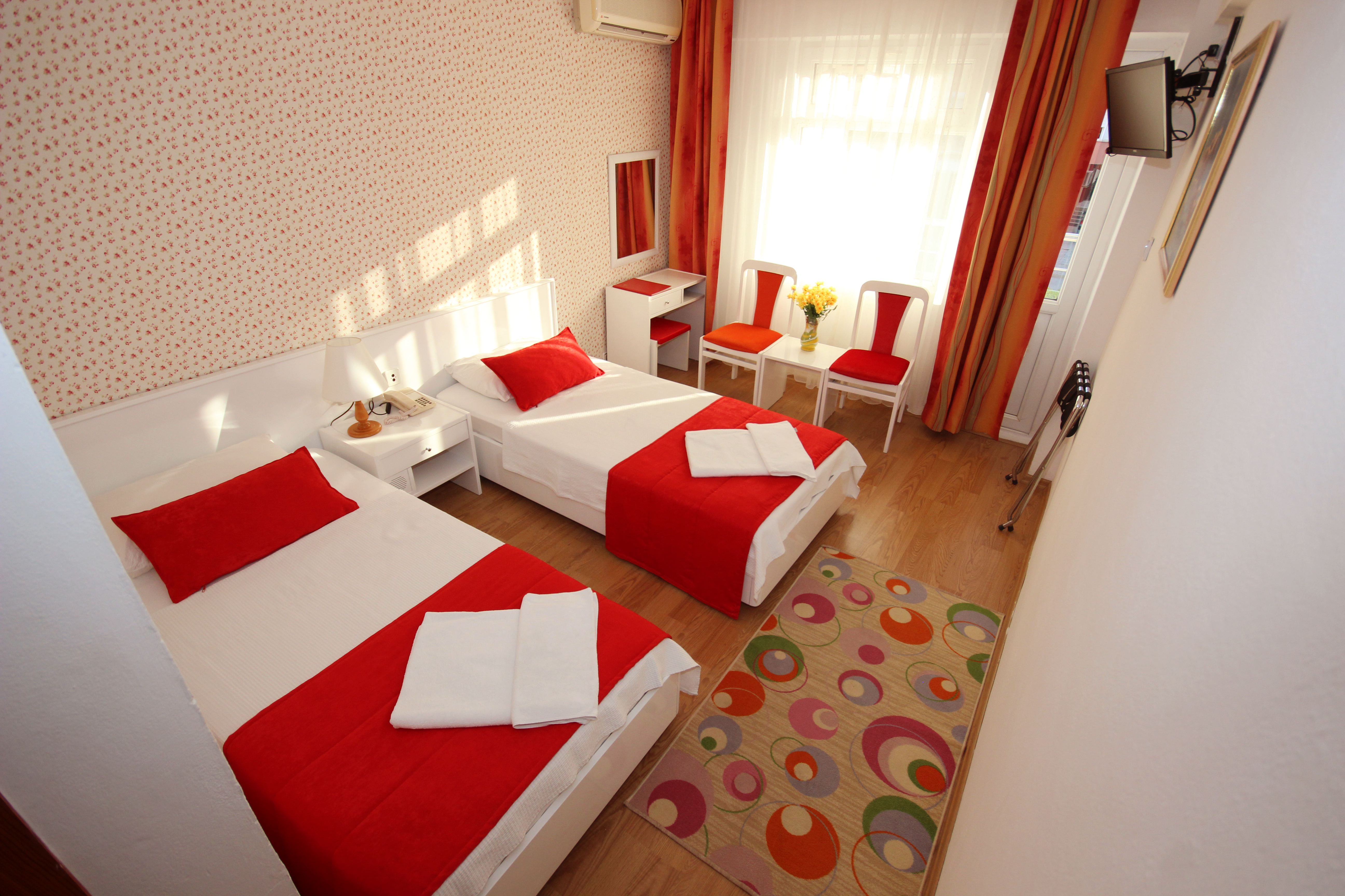 Room, Single, Double Bed, Land View