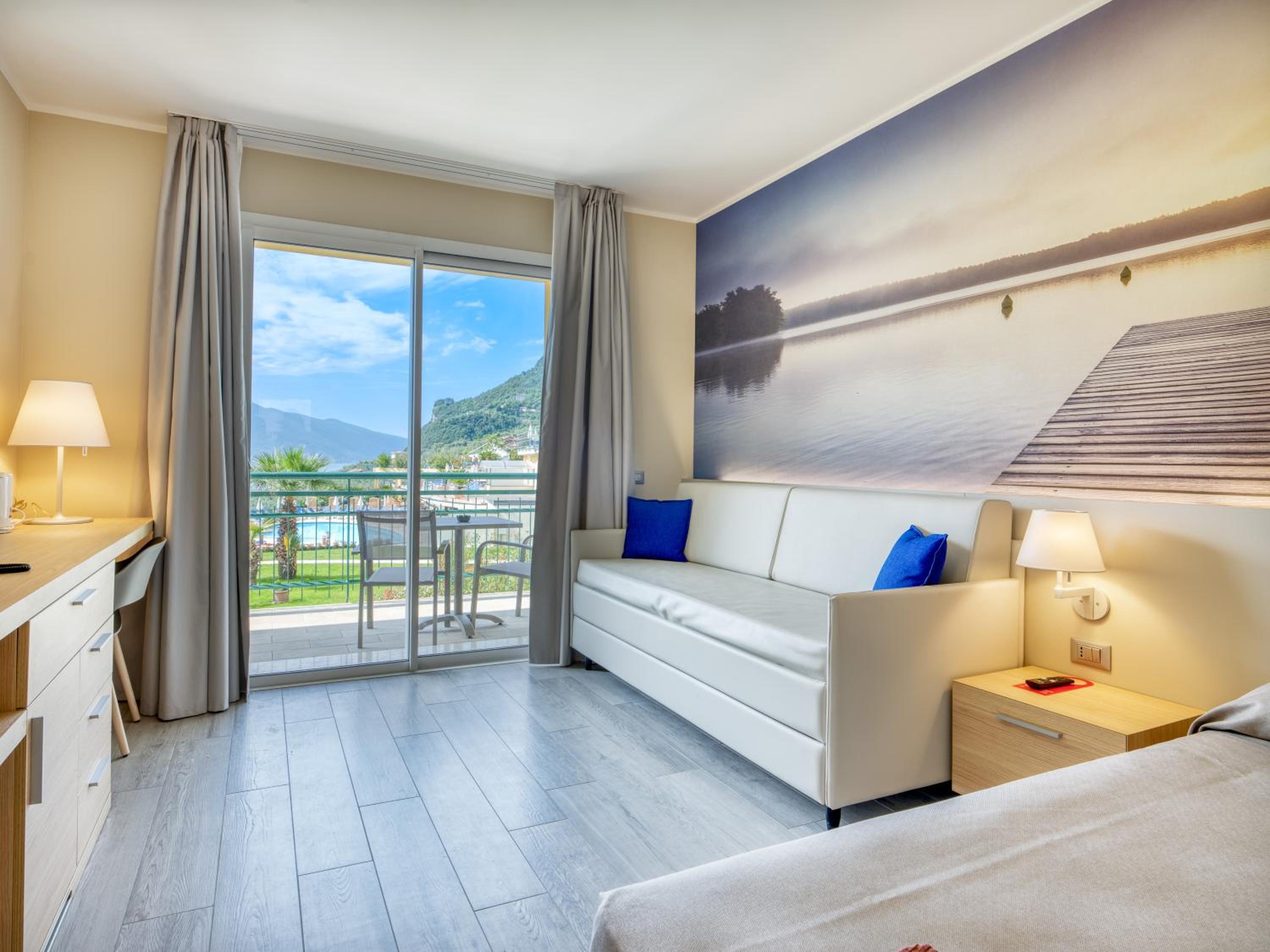 غرفة بانورامية بسرير مزدوج أو سريرين منفصلين، Hotel Cristina 5/10