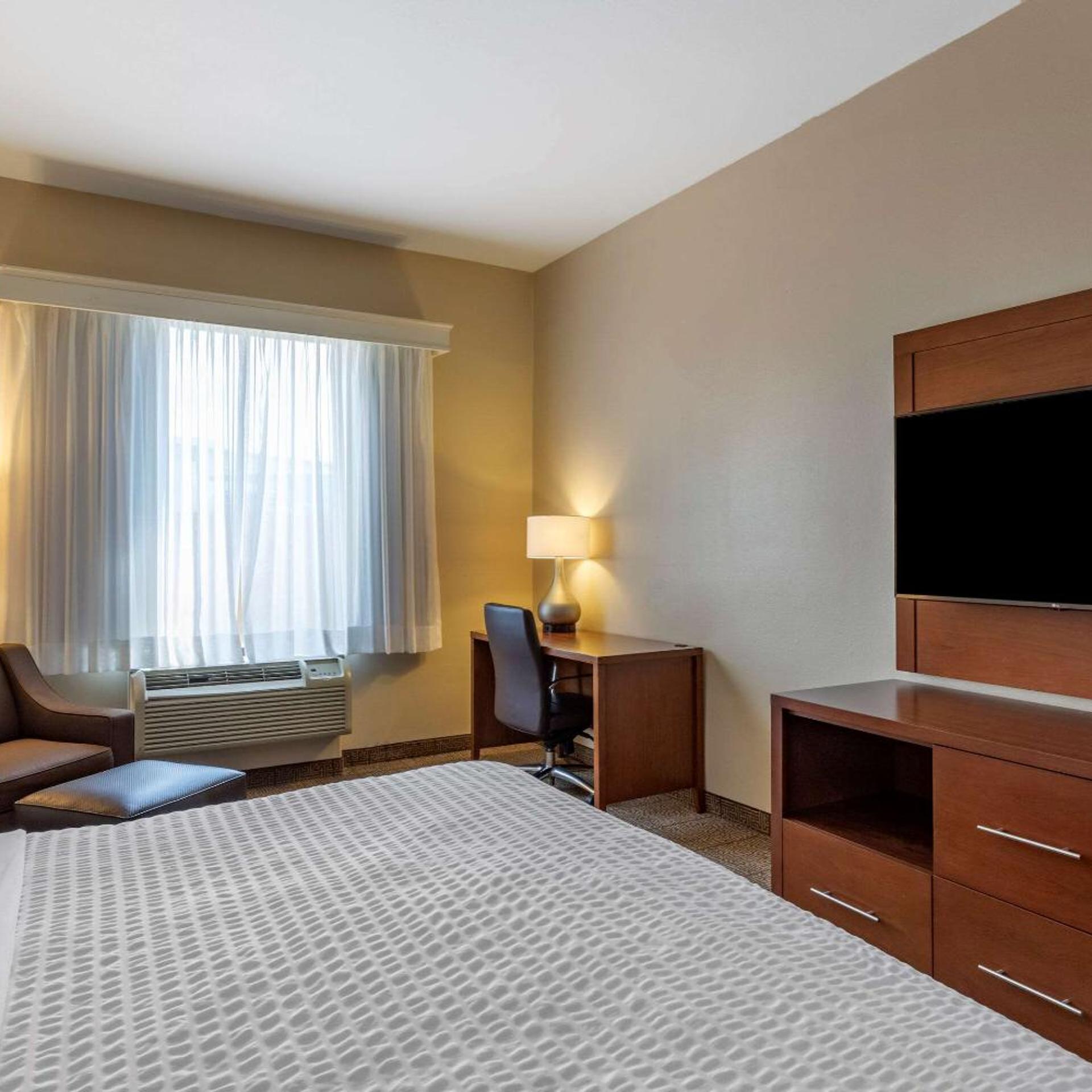 جناح بغرفة نوم واحدة بحوض جاكوزي لذوي الإعاقة، Comfort Suites Houston near Medical Center- NRG Stadium 2/8