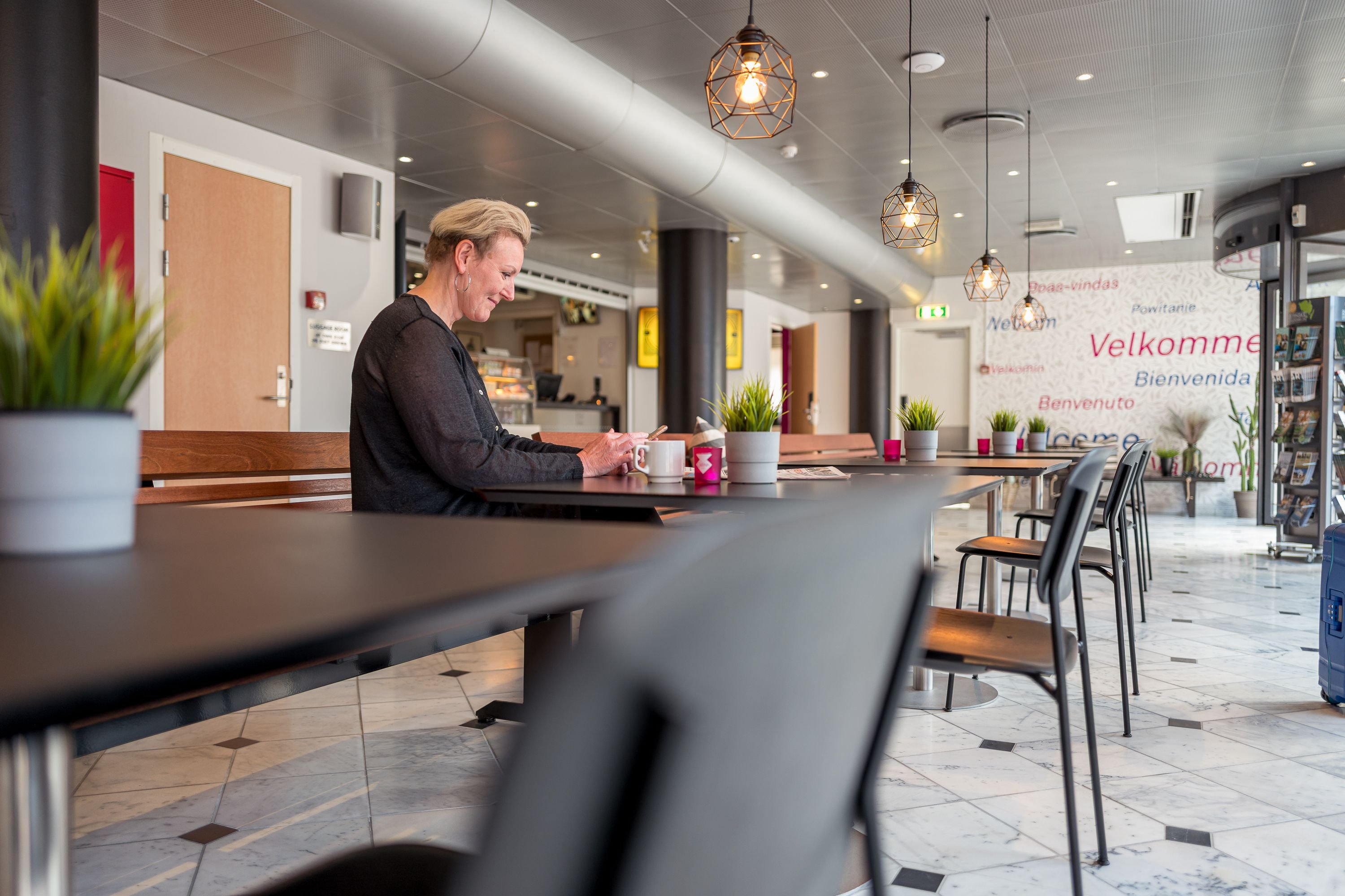 Lobby at CABINN Odense, ODENSE