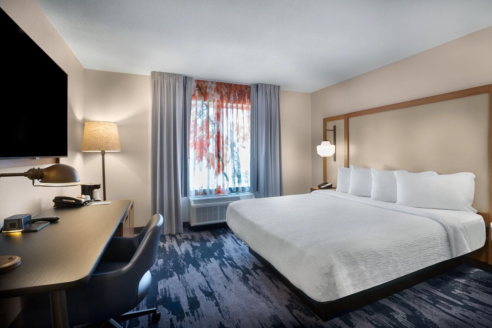 غرفة بسرير مزدوج لذوي الإعاقة، Fairfield Inn Suites Elizabeth City 3/4
