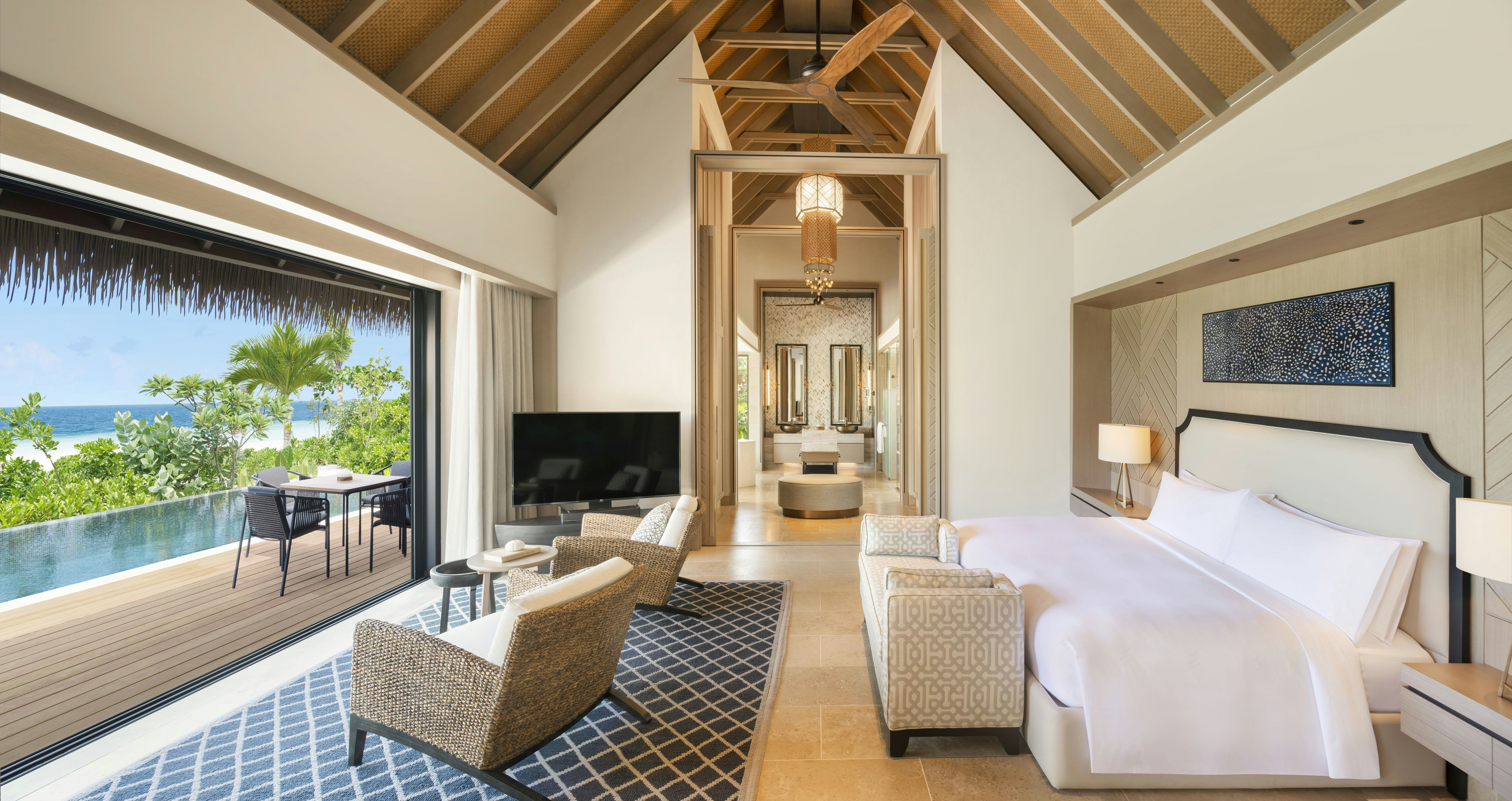 Beach Villa, King Bed, with Pool