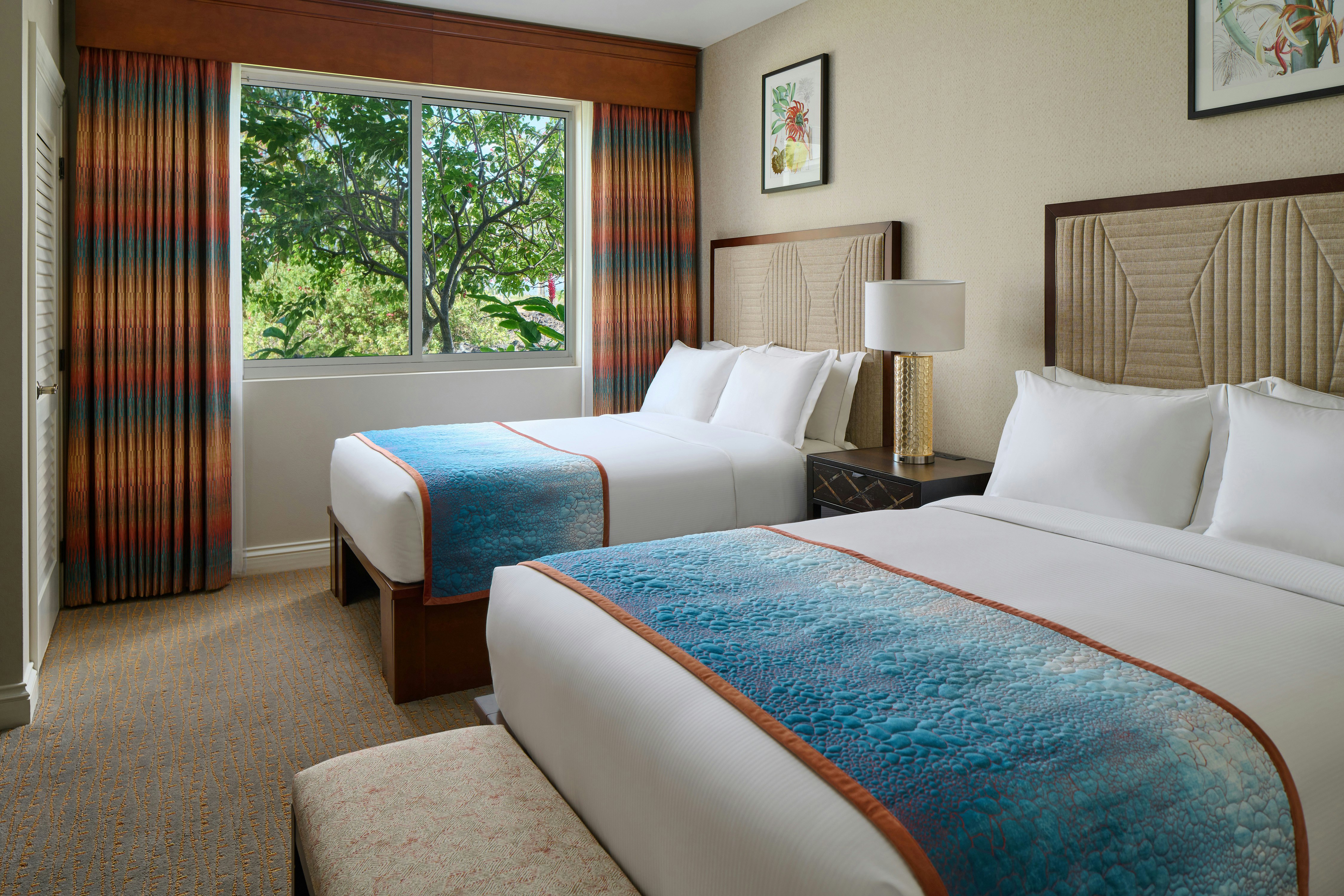 1 Bedroom, Deluxe, 2 Double Beds, Resort View