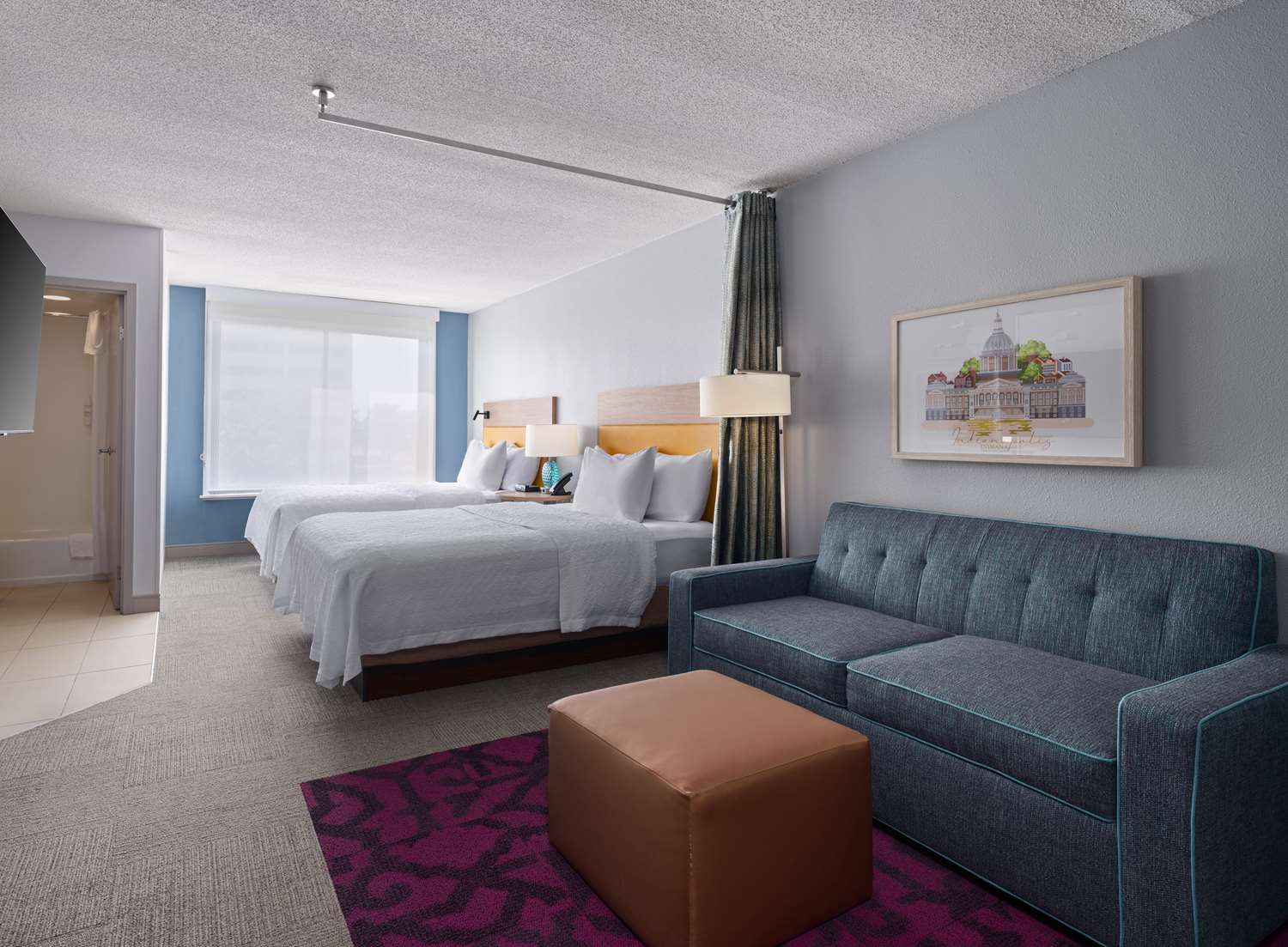 STUDIO, SUITE, 2 QUEEN BEDS