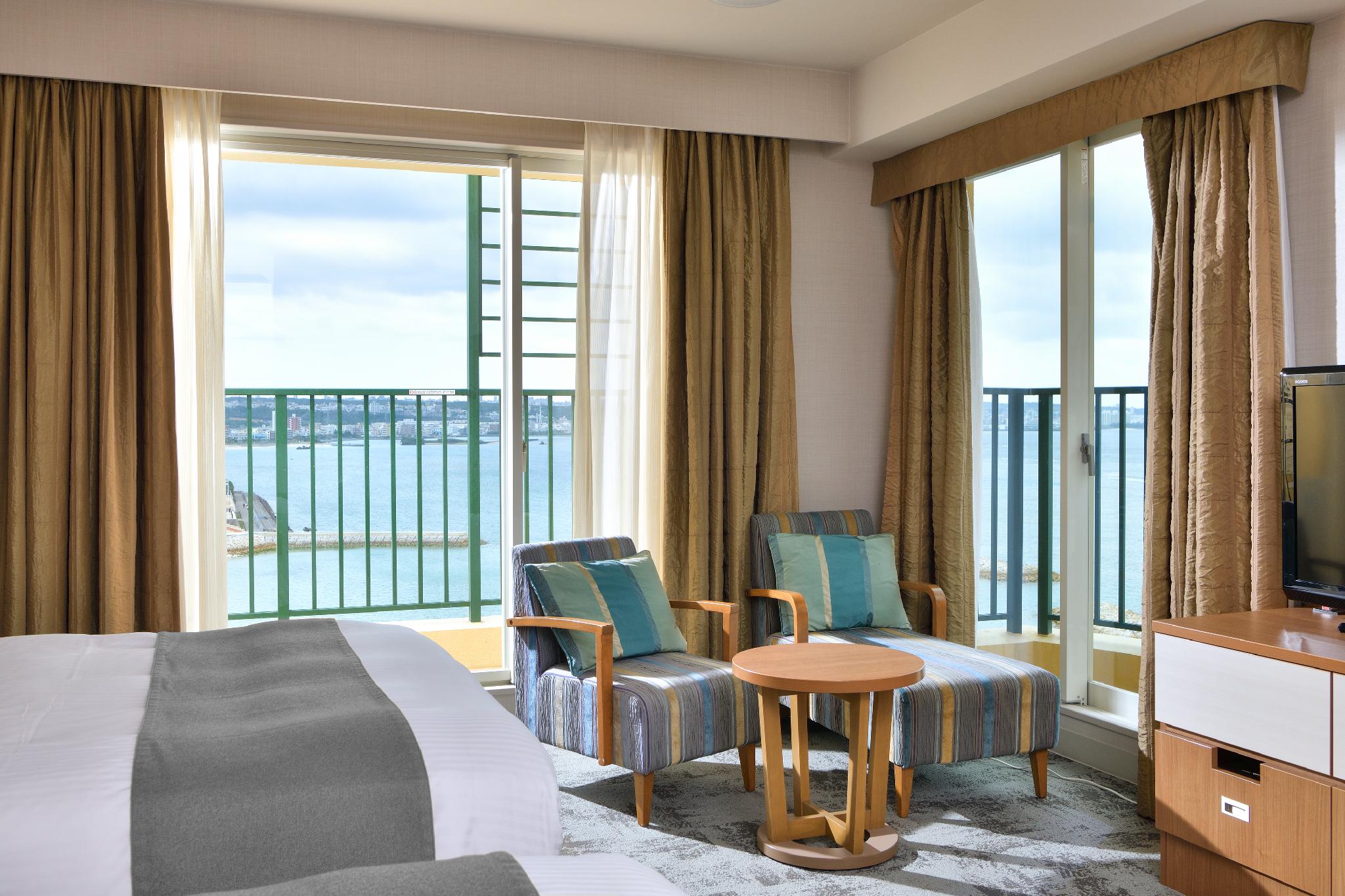 Premium, Twin Beds, Ocean View, Main Building, Vessel Hotel Campana Okinawa 2/2