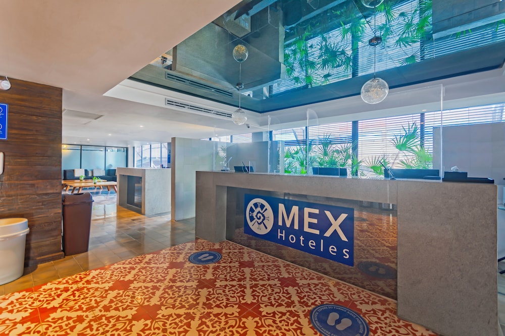 Lobby at Mex Hoteles Cancun Centro, CANCUN