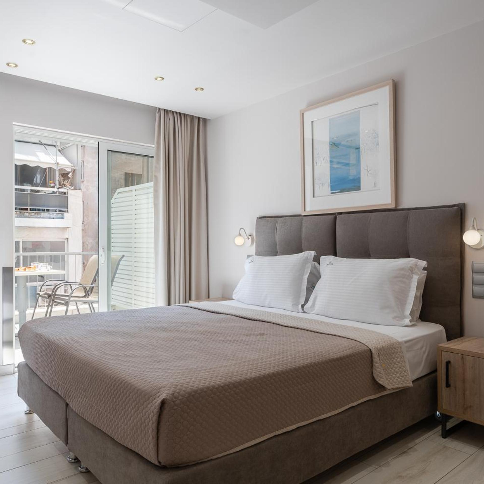 جناح عائلي بشرفة، Piraeus City Hotel 2/10