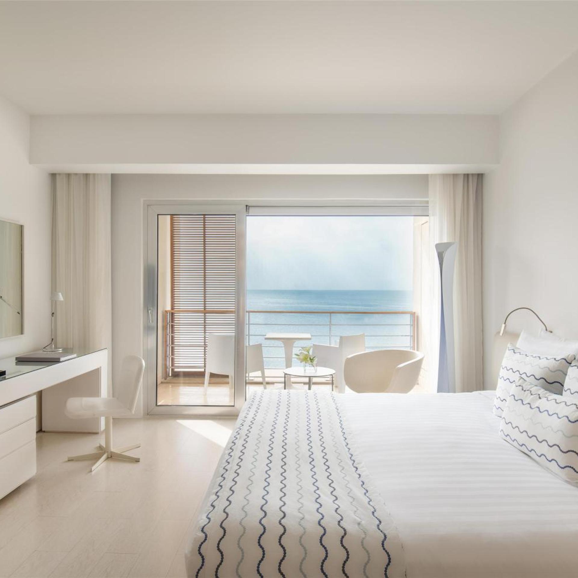 غرفة ديلوكس بسرير كينج بإطلالة على البحر، Kempinski Hotel Aqaba Red Sea 4/10