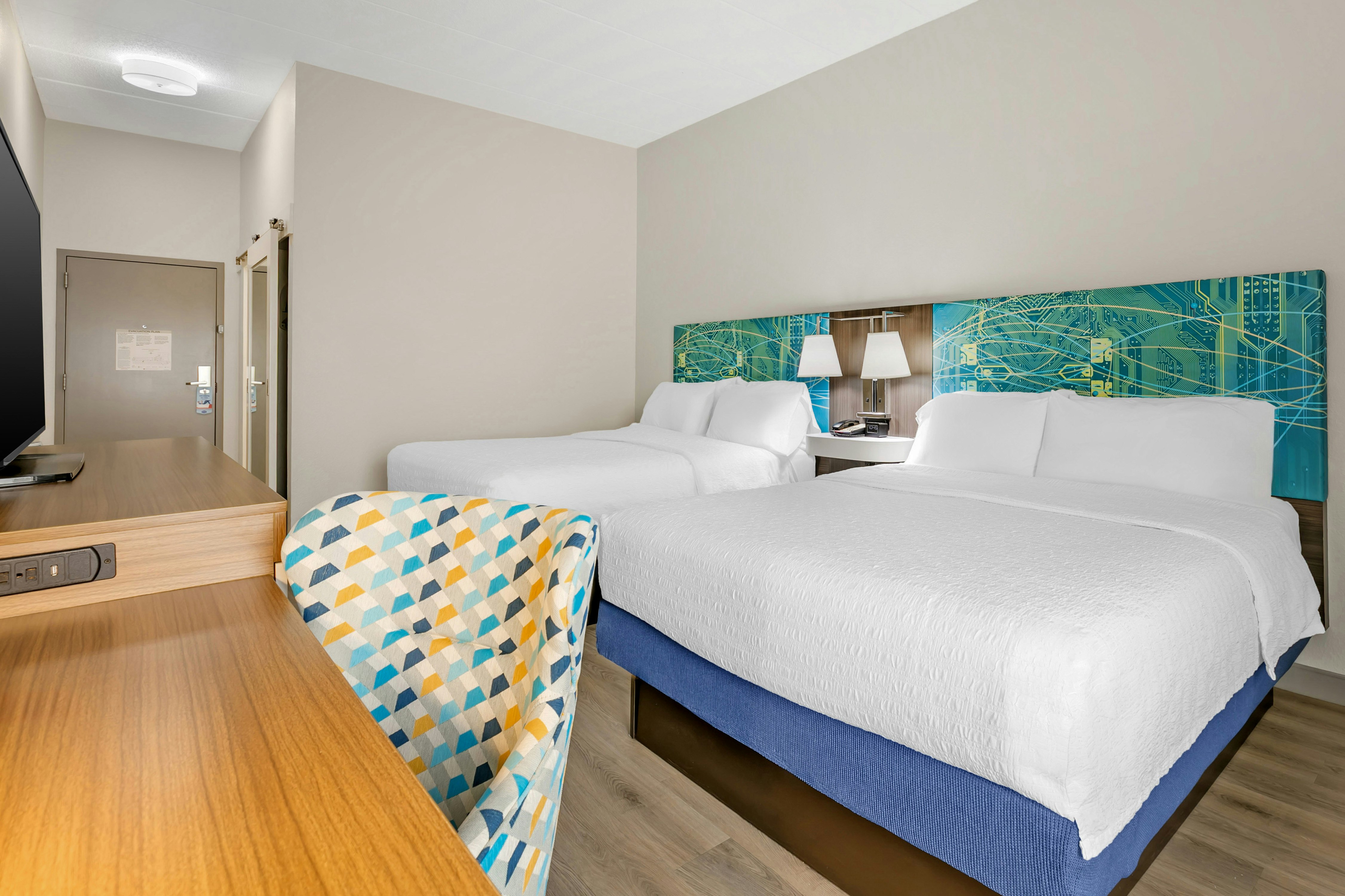 غرفة بسريرين كوين، Hampton Inn Richmond 4/8