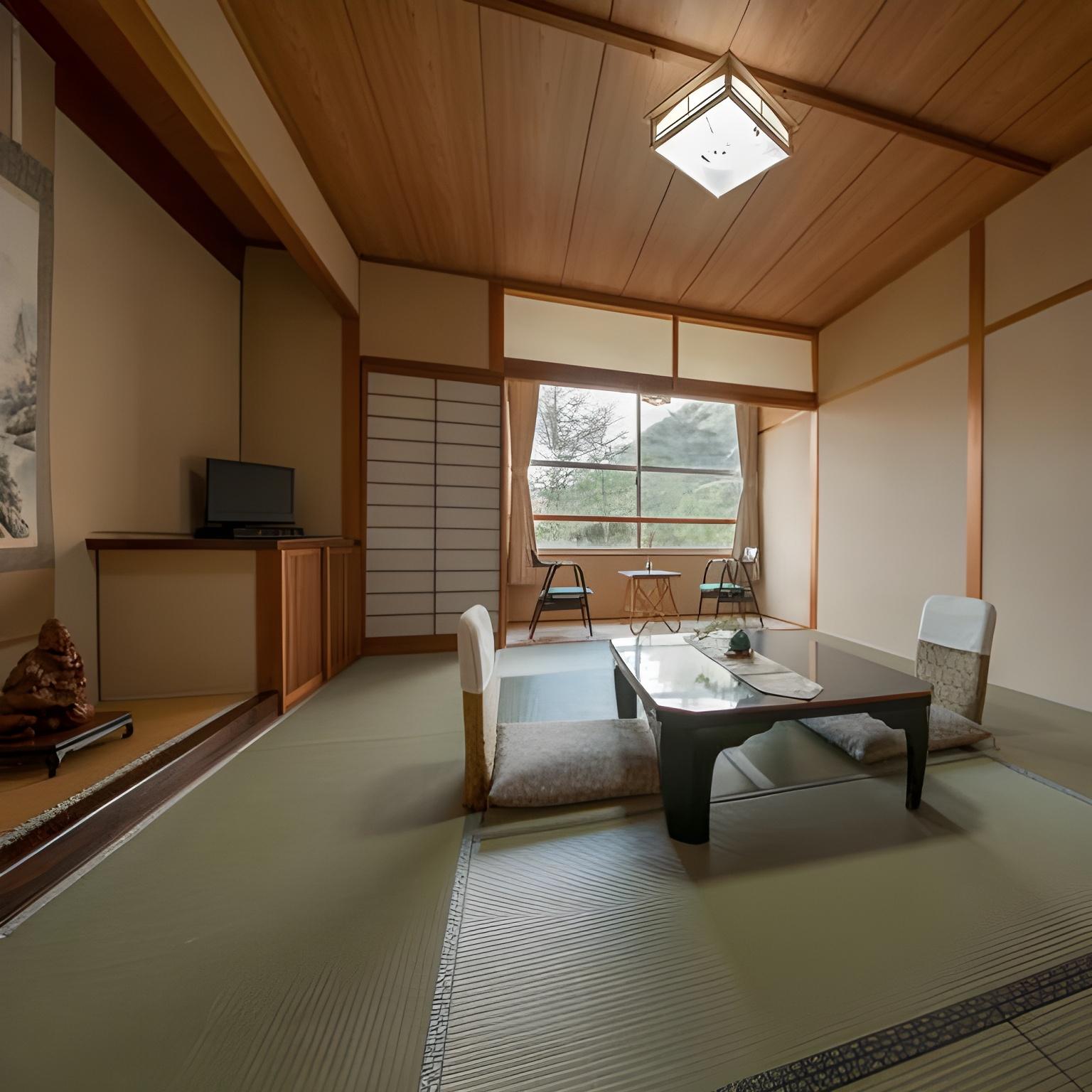 Japanese, Tatami, Old Building, Smoking Type Not Guaranteed