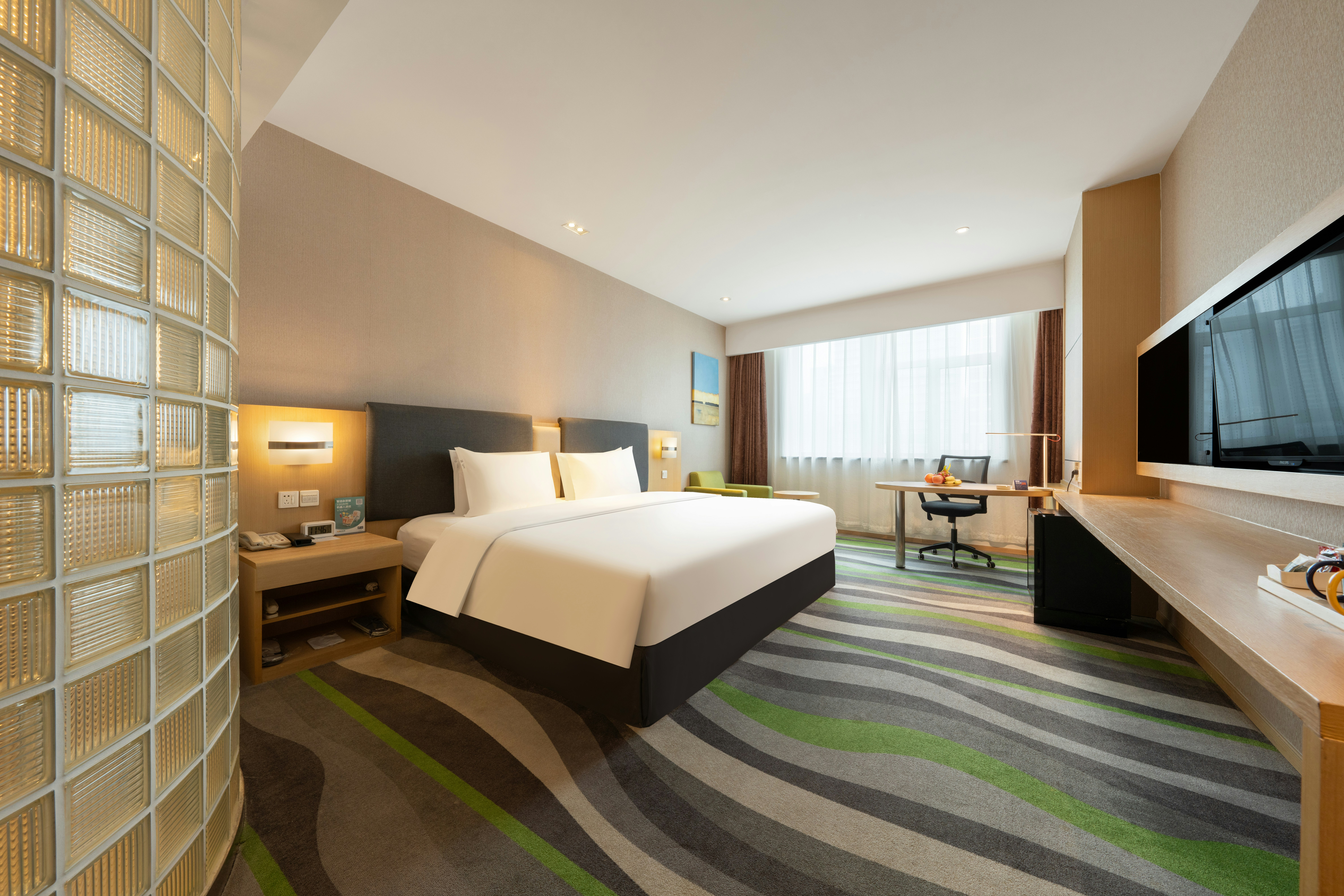 غرفة قياسية بسرير كينج، HOLIDAY INN EXPRESS JINAN HIGH-TECH ZONE 3/4