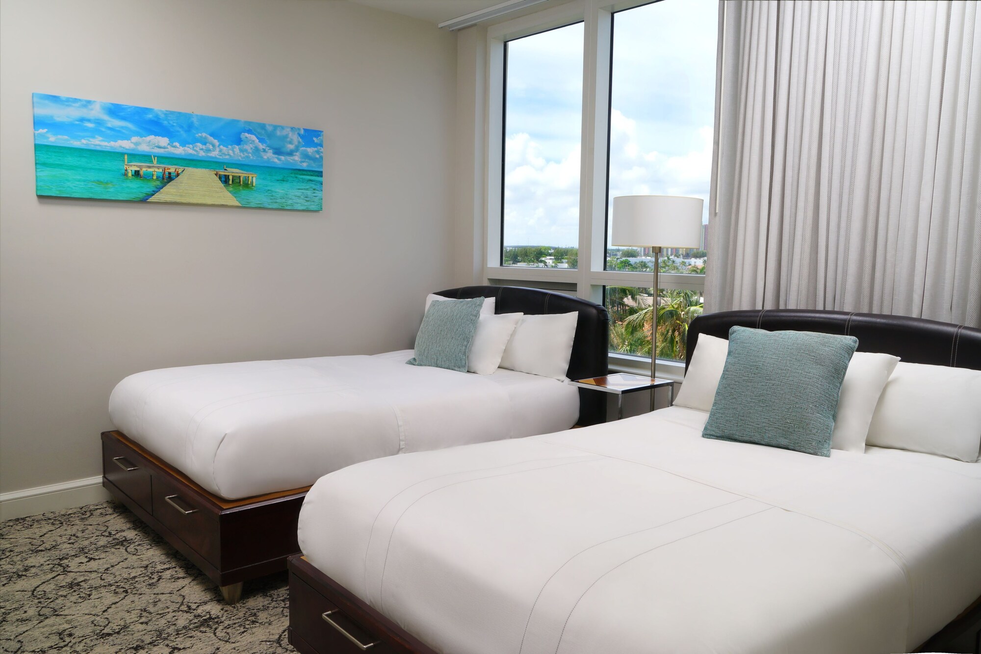 2 Bedrooms, Suite, King Bed, 1 King and 2 Double Beds, Ocean View, 2 Bathrooms, Sofa, Balcony, Large