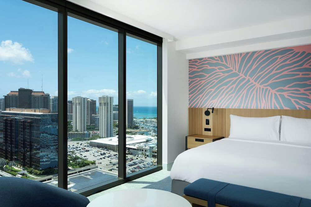 1 Bedroom, Residential, Suite, King Bed, Partial Ocean View, Sofa, Kitchen