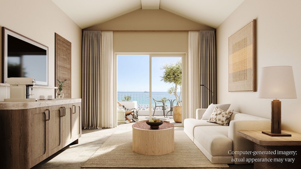 Panorama, Suite, Queen Bed, Beach Front, 2 Sofa, Hot Tub