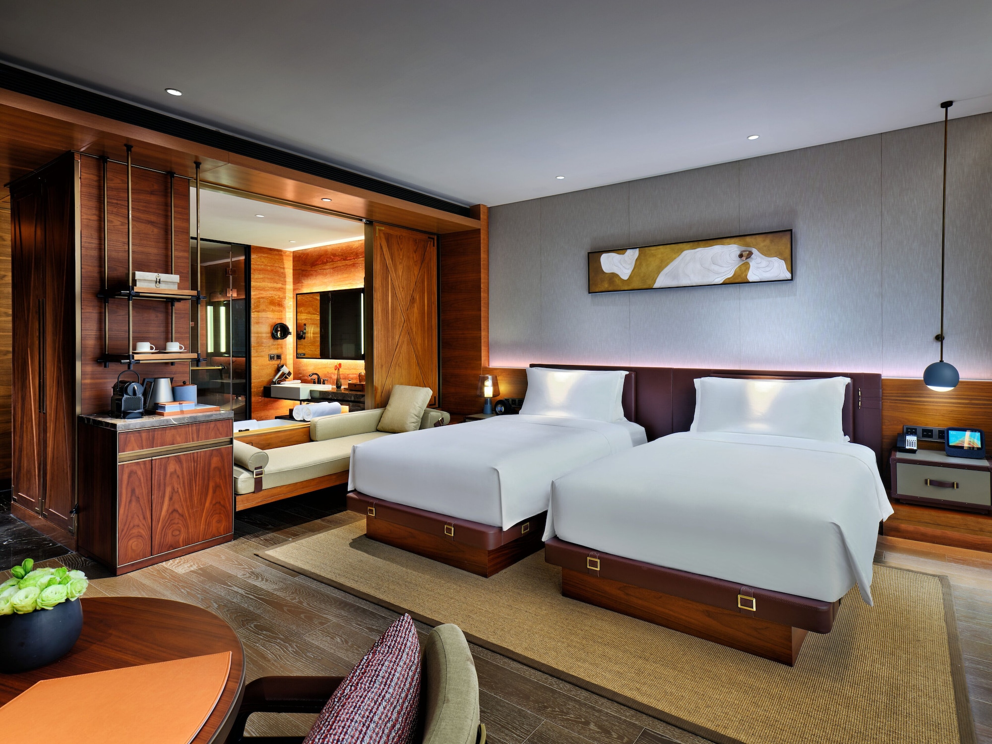 غرفة سوبيريور بسريرين منفصلين، Intercontinental Shanghai Wonderland 2/4