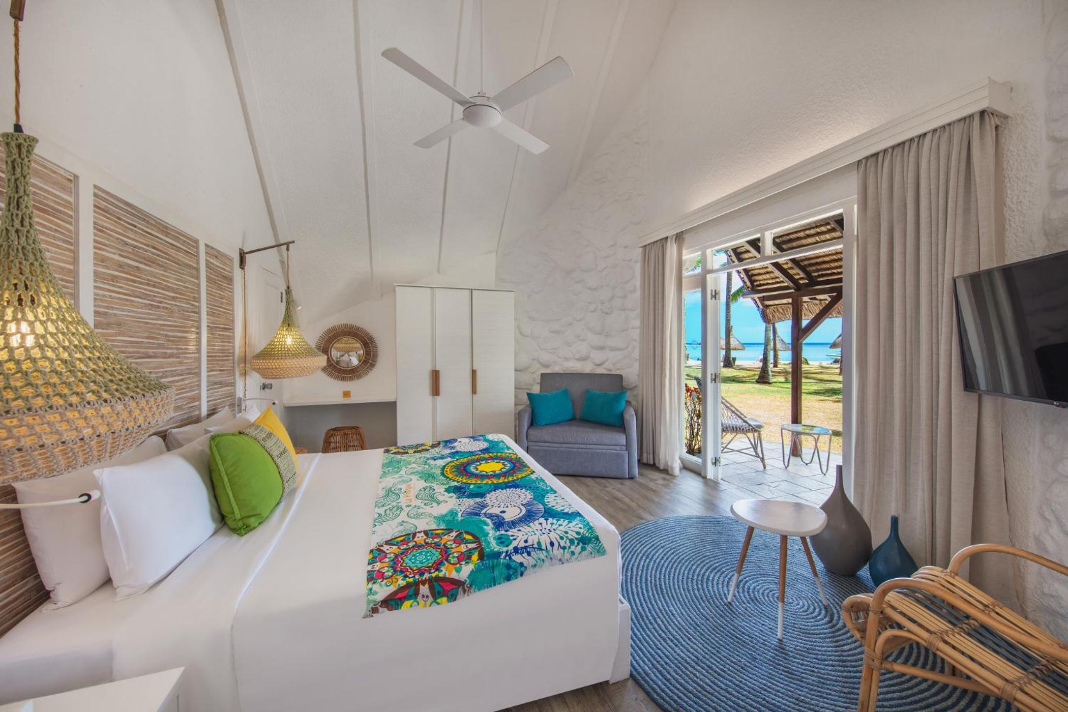 Beach, Pavilion, Sofa