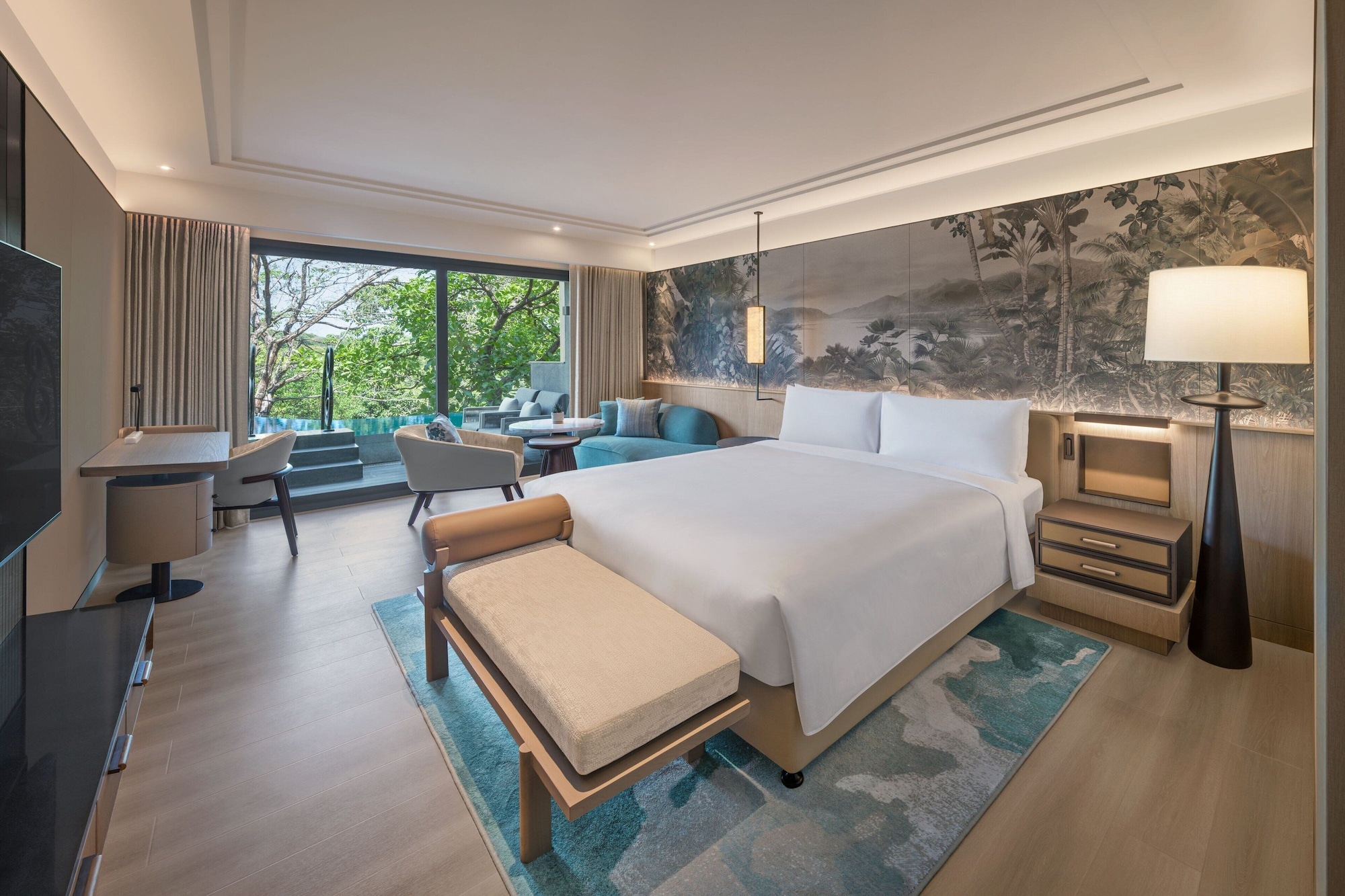 غرفة غراند بسرير كينج بشرفة بإطلالة، JW Marriott Goa Vagator 7/10