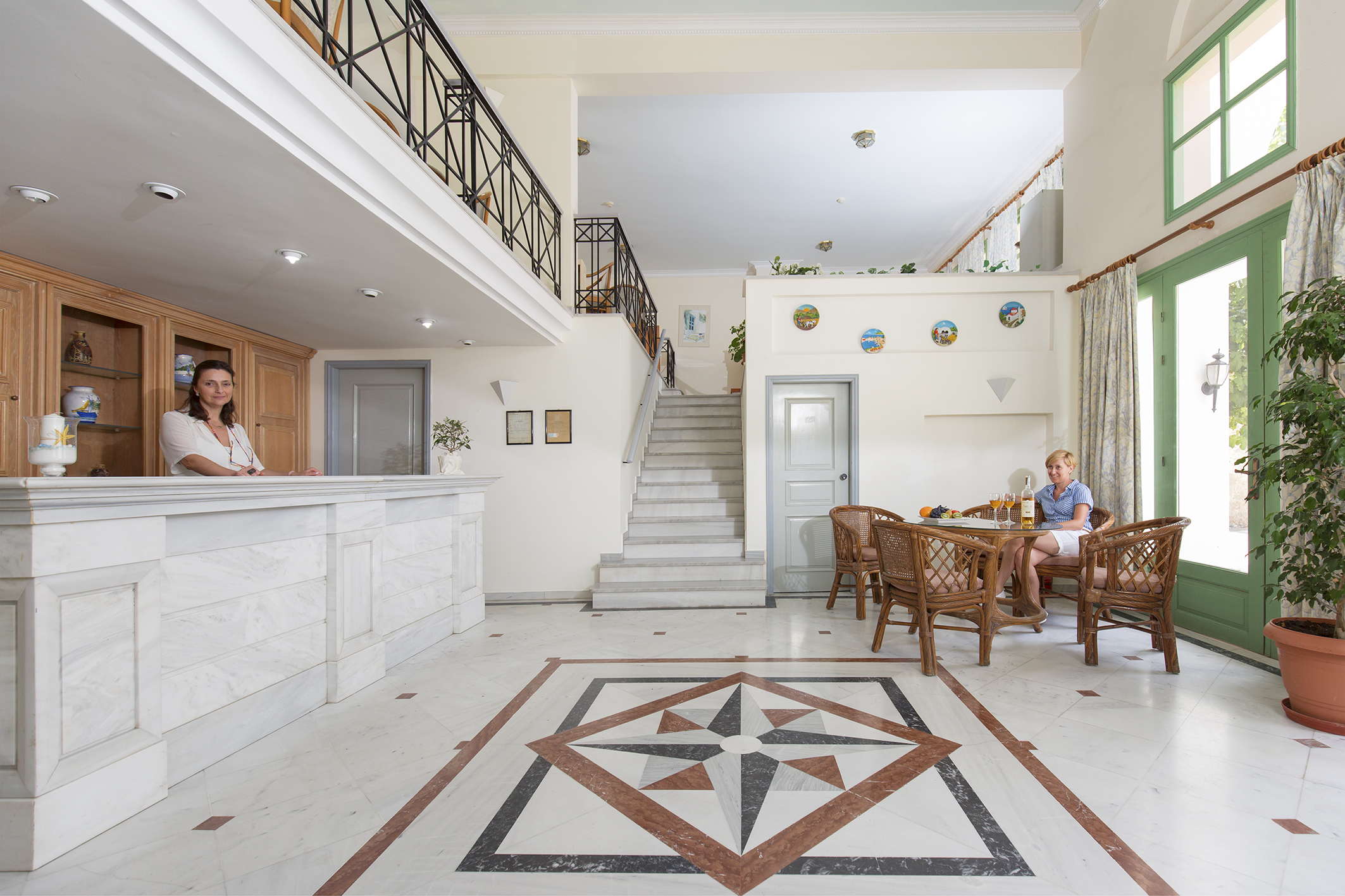 Lobby at Samaina Port, SAMOS