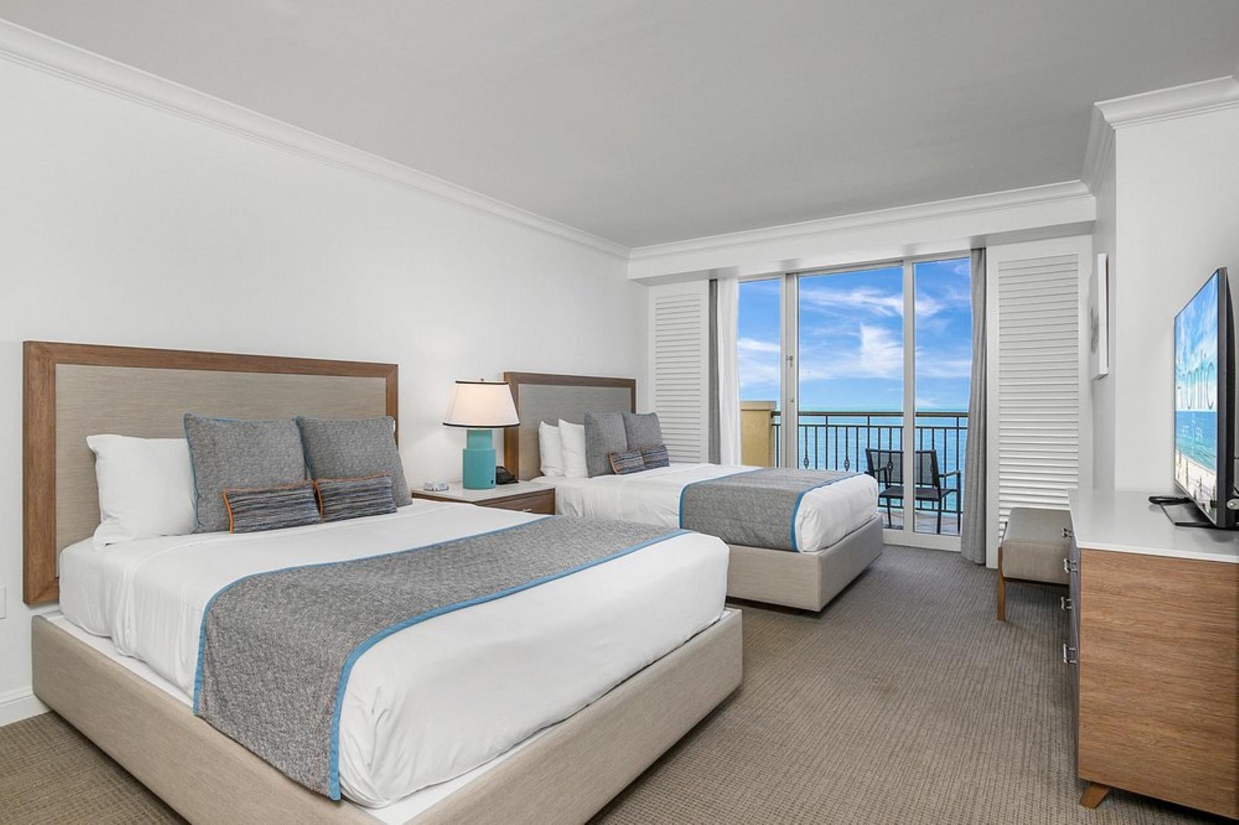 Studio, 2 Queen Beds, Ocean Front
