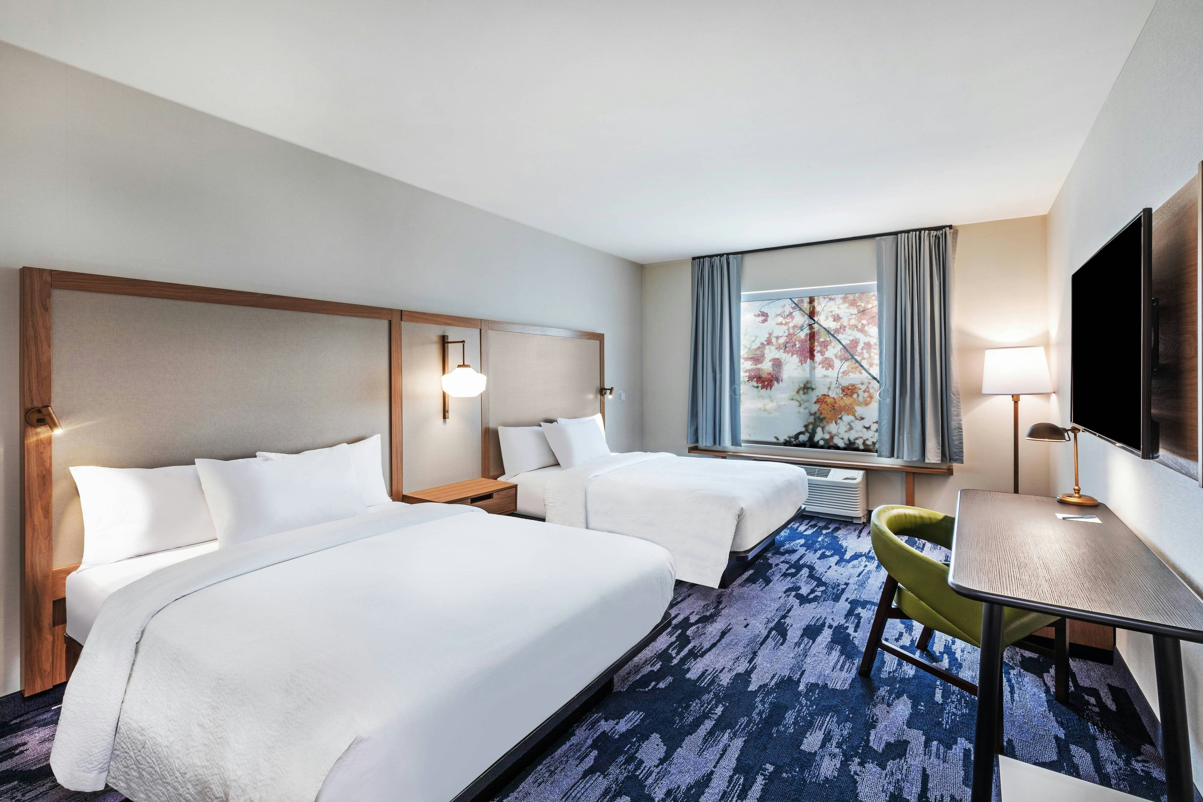 غرفة بسريرين كوين، Fairfield Inn & Suites by Marriott Aberdeen 2/12