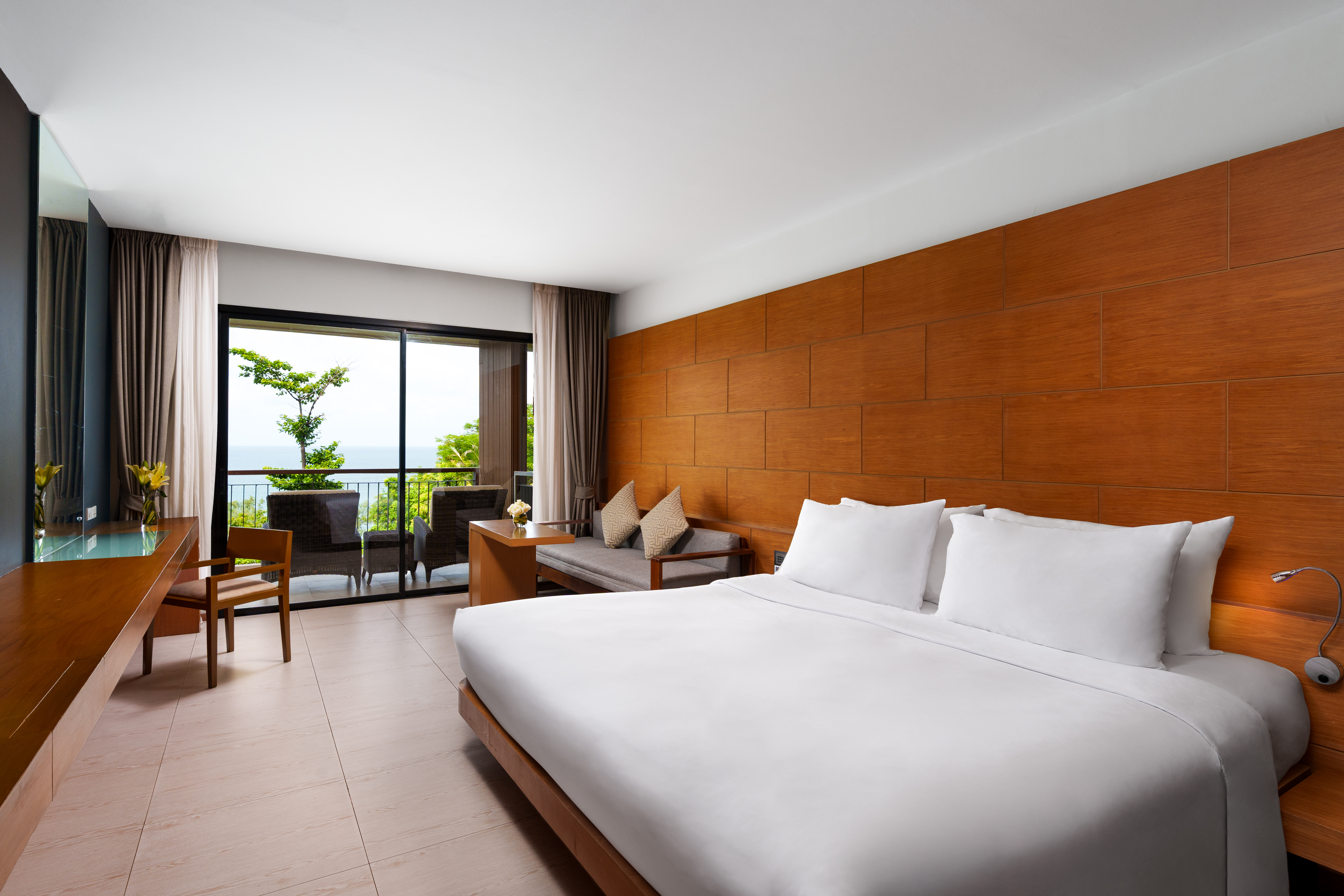 Deluxe, Double Bed, Sea View